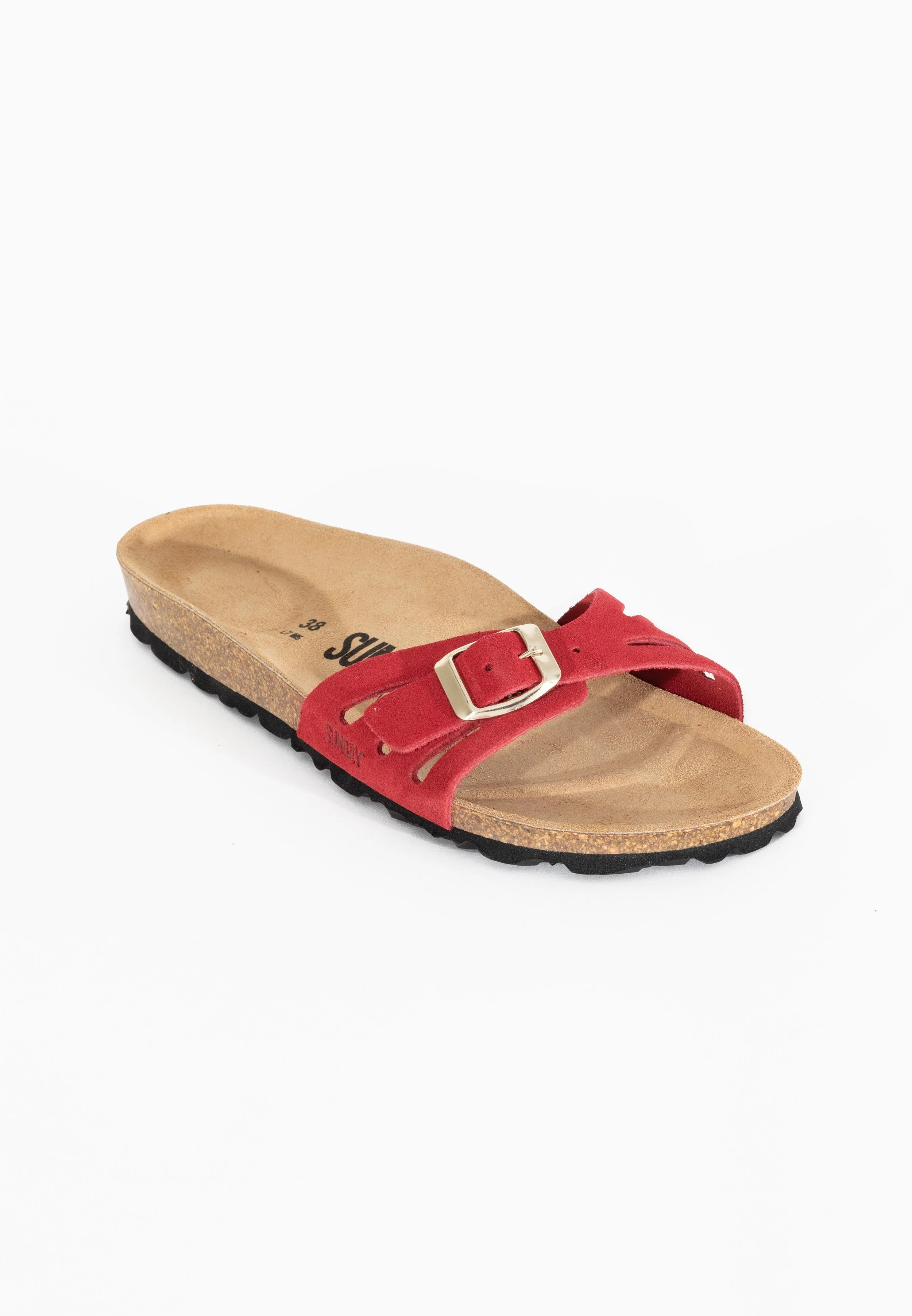Sandales À Une Bride Freezia - Cuir - Red - Femme - Image 5