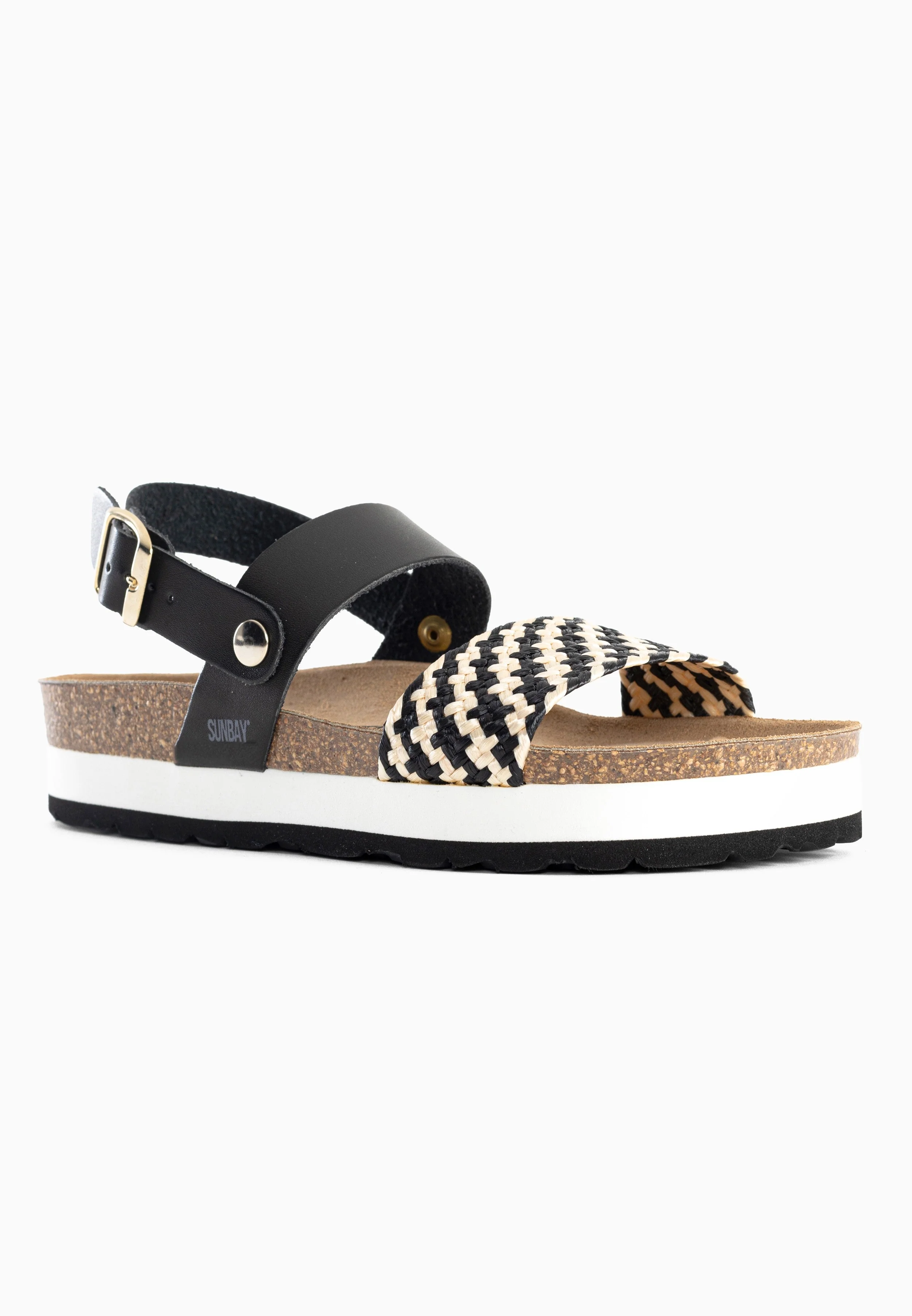 Sandales À Plateforme Galong - Black/Gold - Femme - Image 5