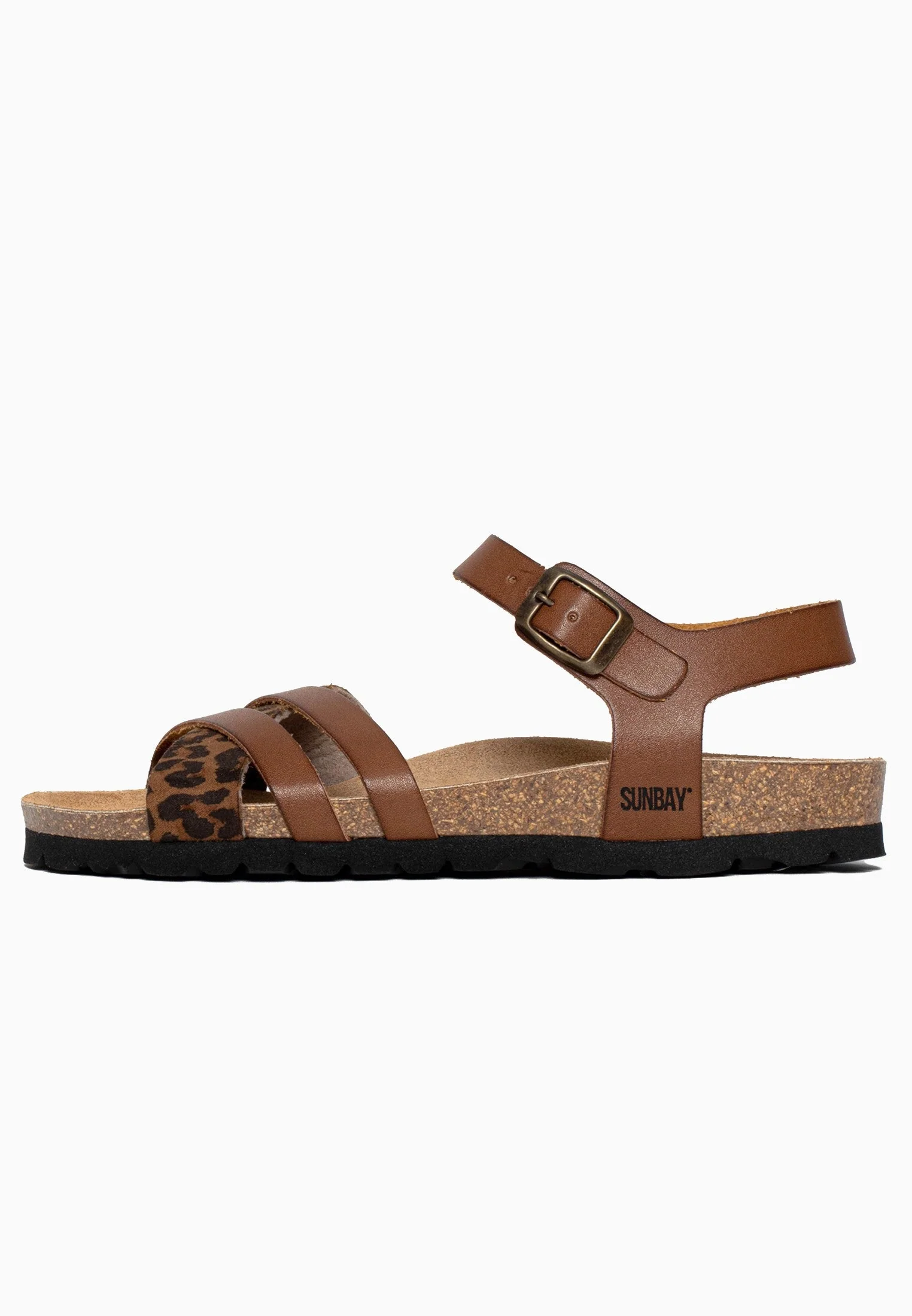 Sandales Multi-Brides Griffith - Tan/Leopard - Femme - Image 2