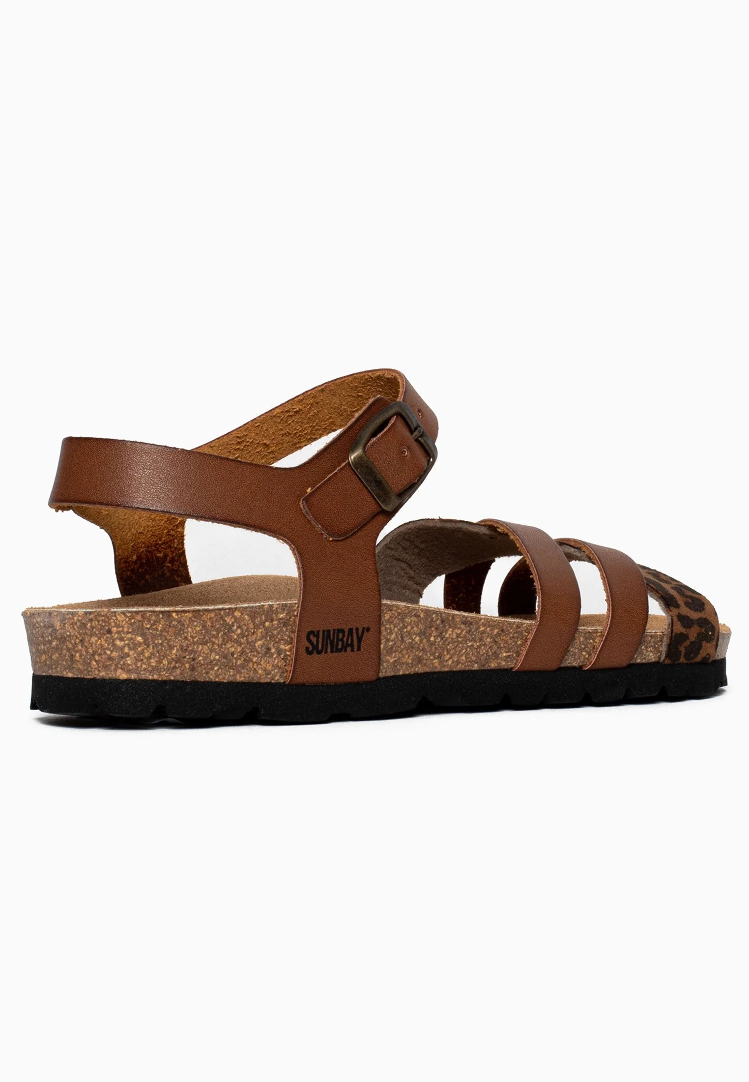 Sandales Multi-Brides Griffith - Tan/Leopard - Femme - Image 4