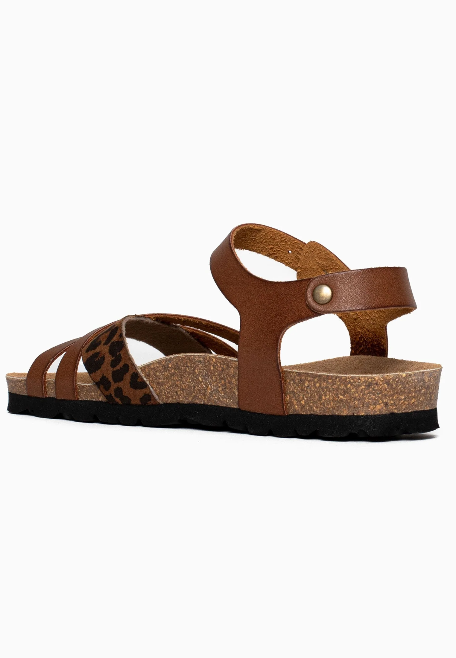 Sandales Multi-Brides Griffith - Tan/Leopard - Femme - Image 5