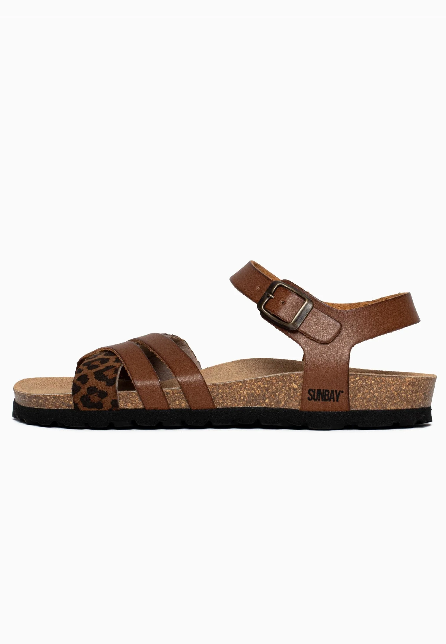 Sandales Multi-Brides Griffith - Tan/Leopard - Femme - Image 6