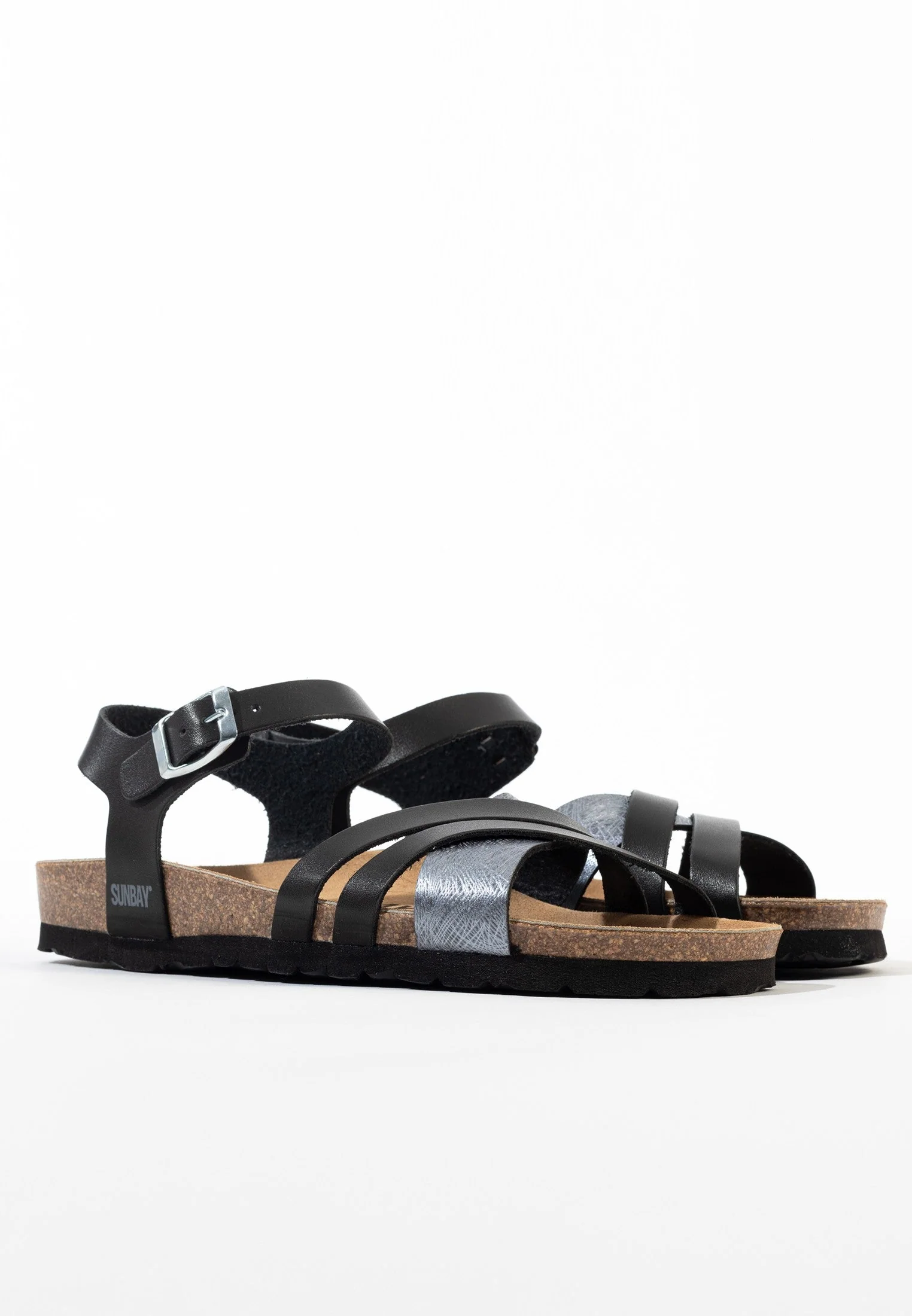 Sandales Multi-Brides Griffith - Black/Pewter - Femme - Image 2
