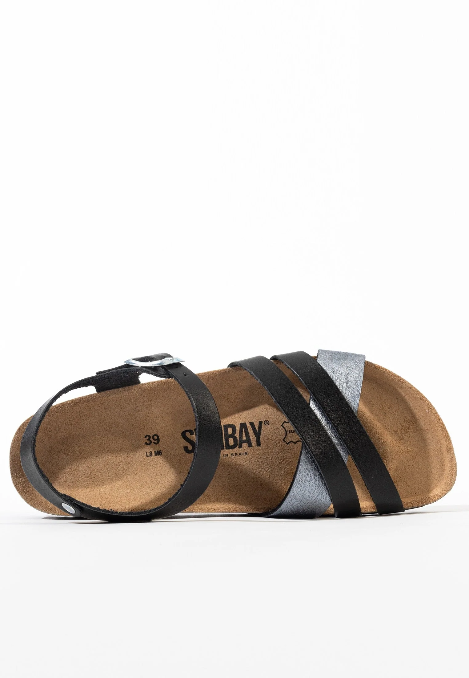 Sandales Multi-Brides Griffith - Black/Pewter - Femme - Image 6