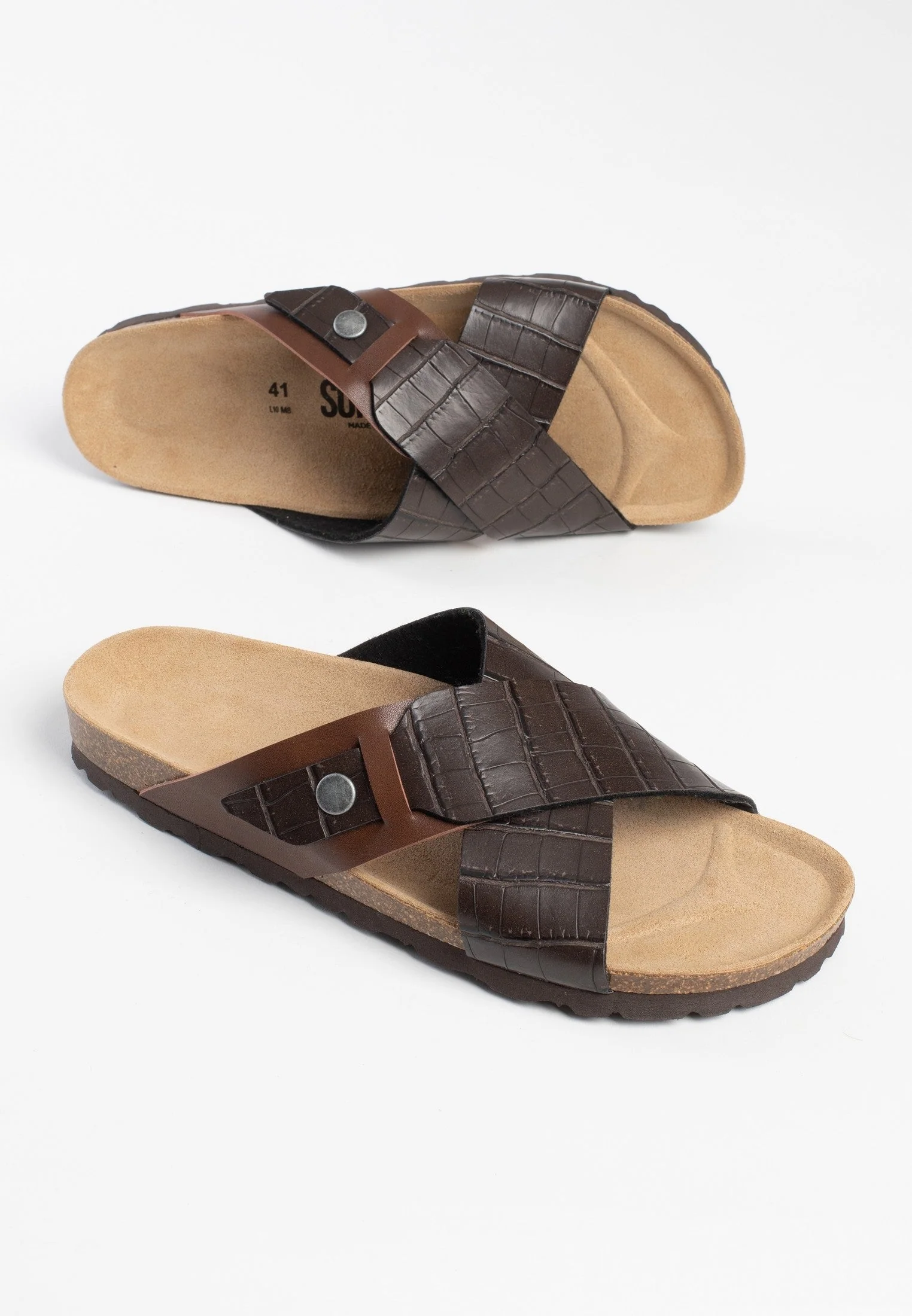 Sandales À Deux Brides Indian - Brown - Homme - Image 3