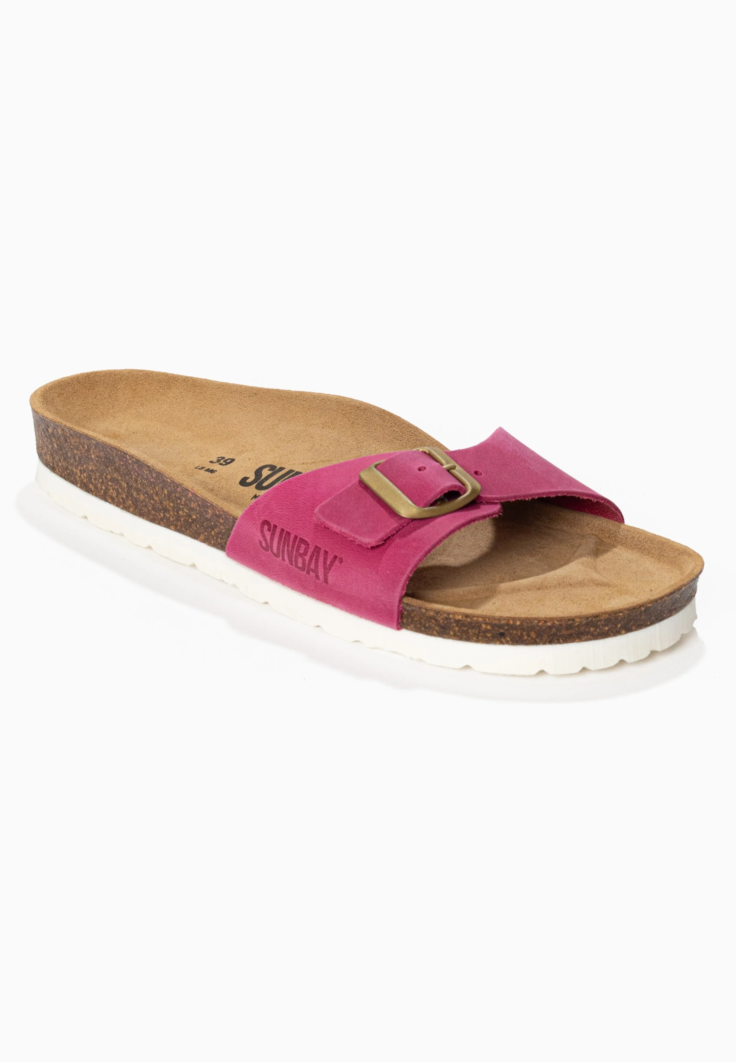 Sandales À Une Bride Jasmin - Cuir - Fuchsia - Femme - Image 2