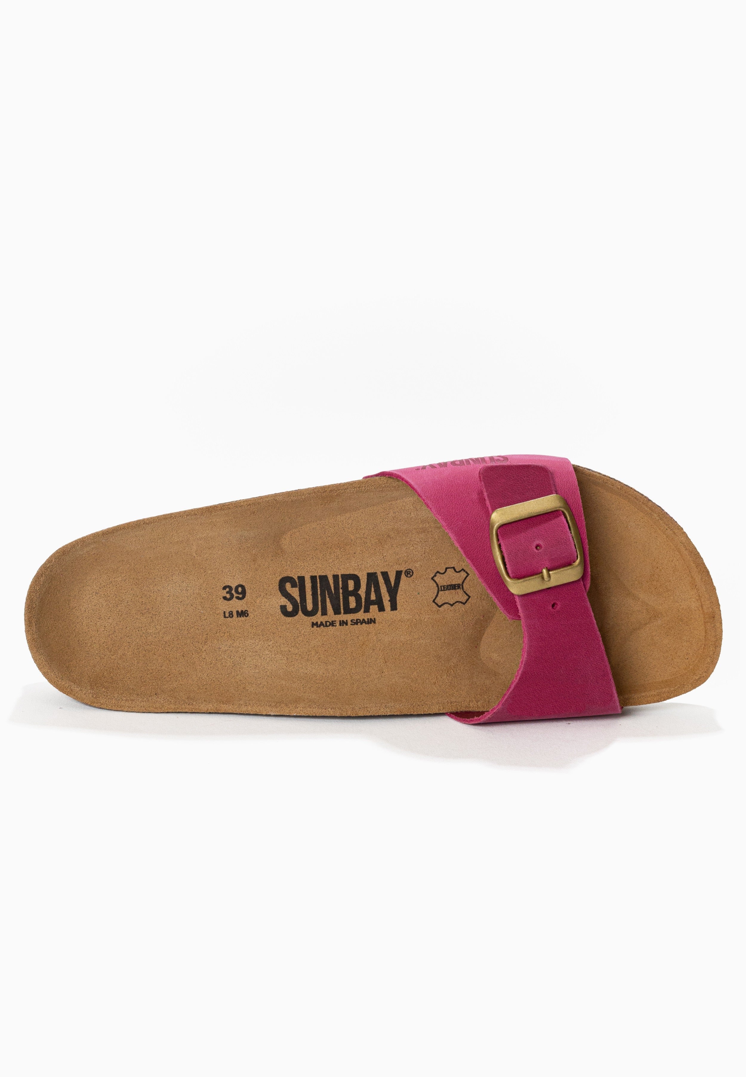 Sandales À Une Bride Jasmin - Cuir - Fuchsia - Femme - Image 5