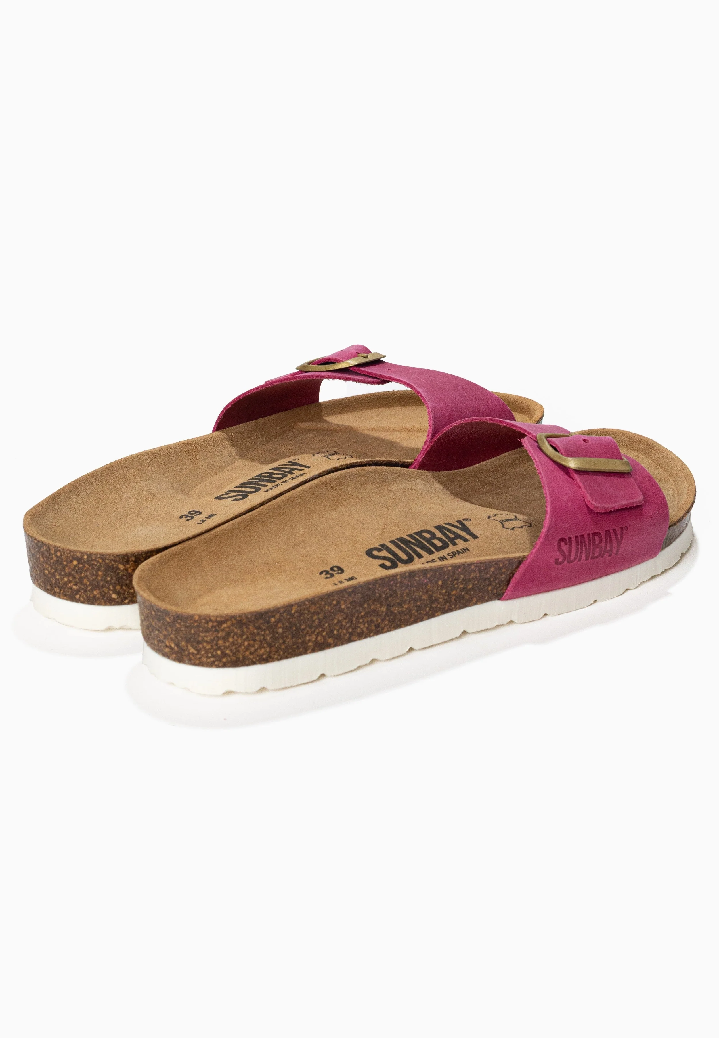 Sandales À Une Bride Jasmin - Cuir - Fuchsia - Femme - Image 6