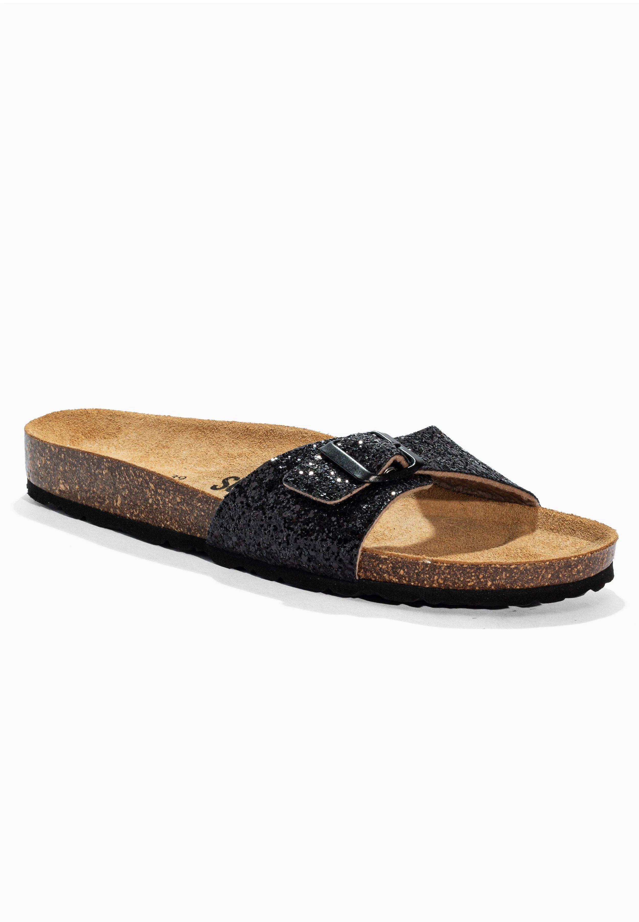 Sandales À Une Bride Jasmin - Black Glitter - Femme - Image 2