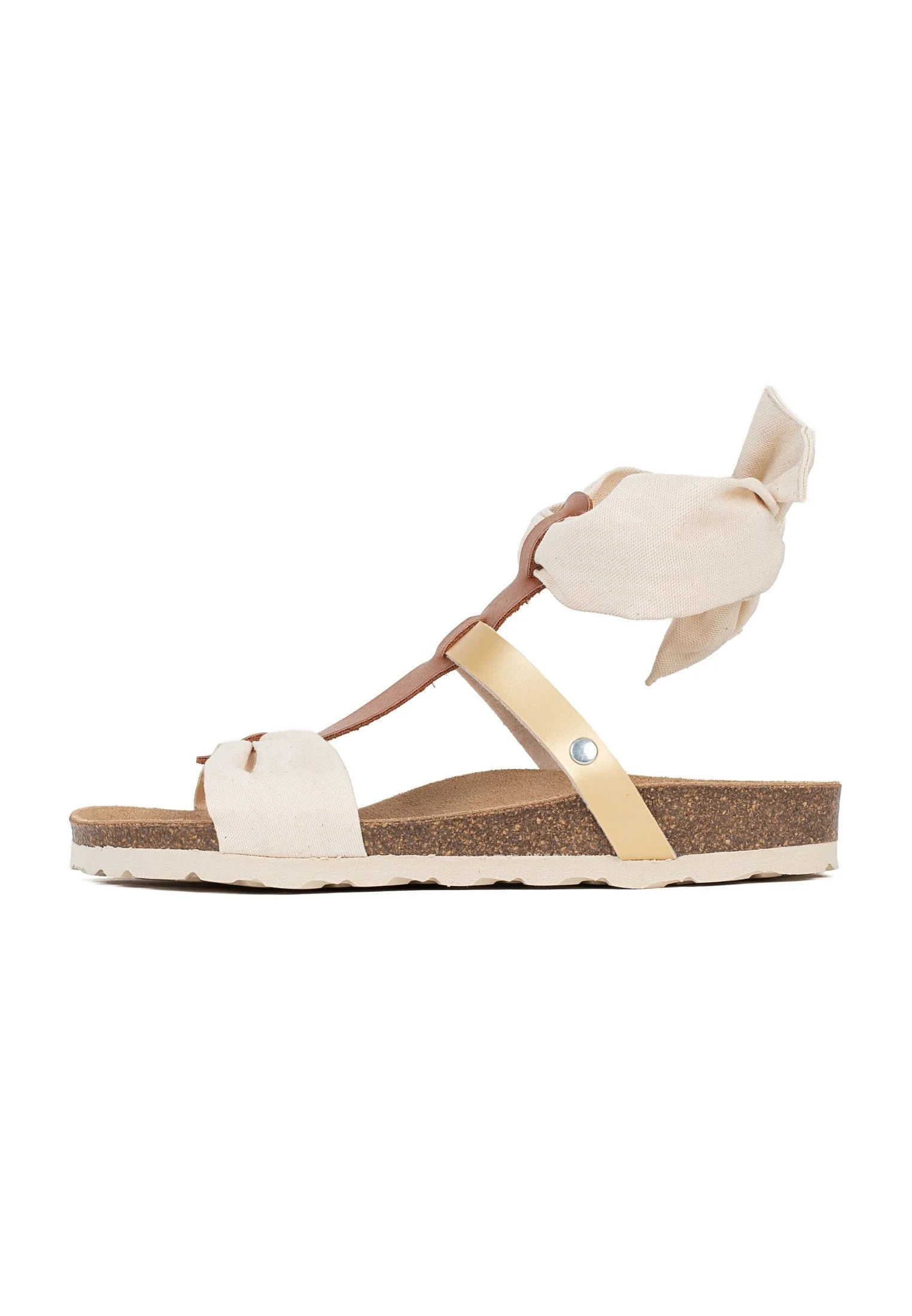 Sandales Multi-Brides Joelle - Beige/Gold - Femme - Image 2