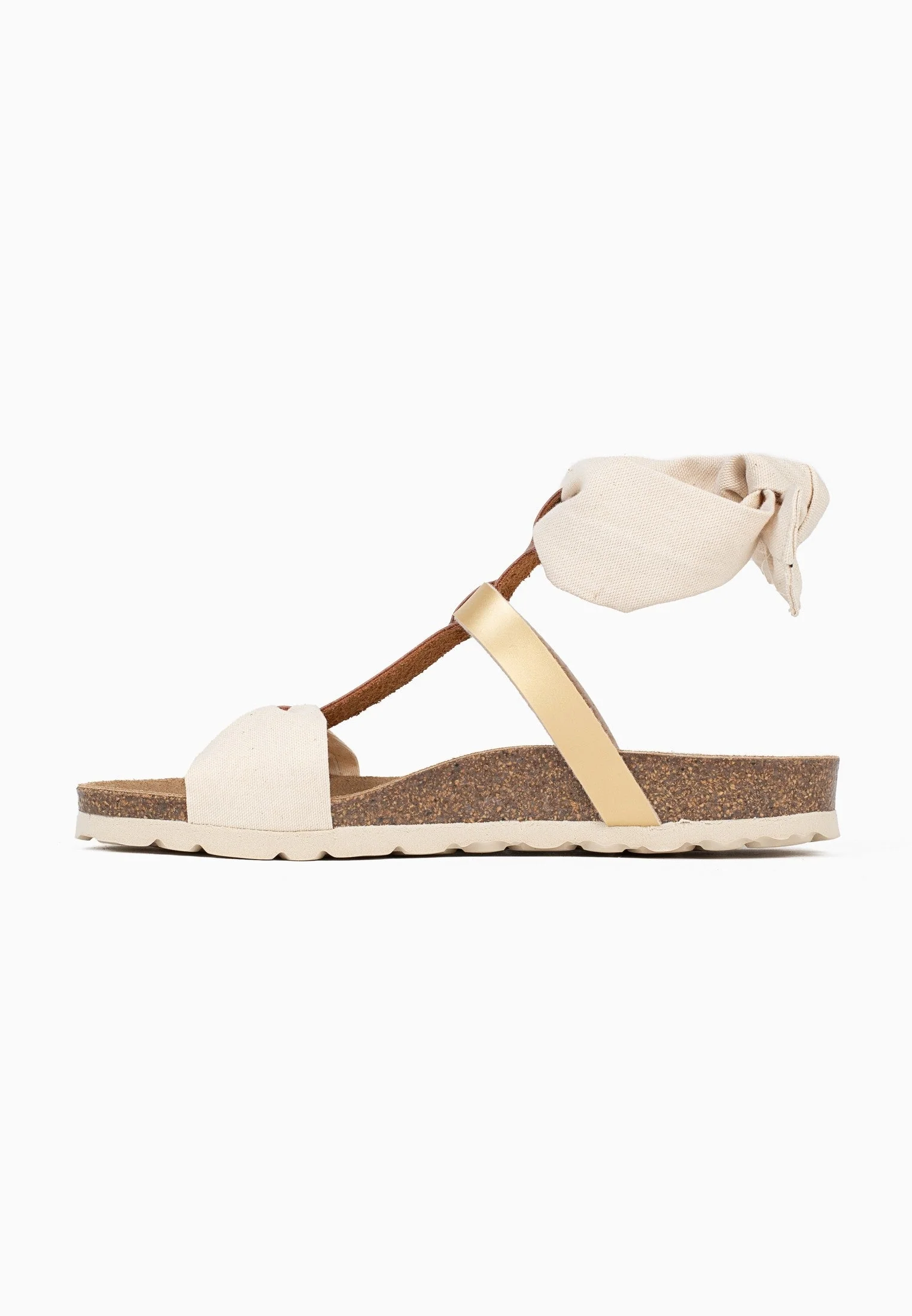 Sandales Multi-Brides Joelle - Beige/Gold - Femme - Image 3
