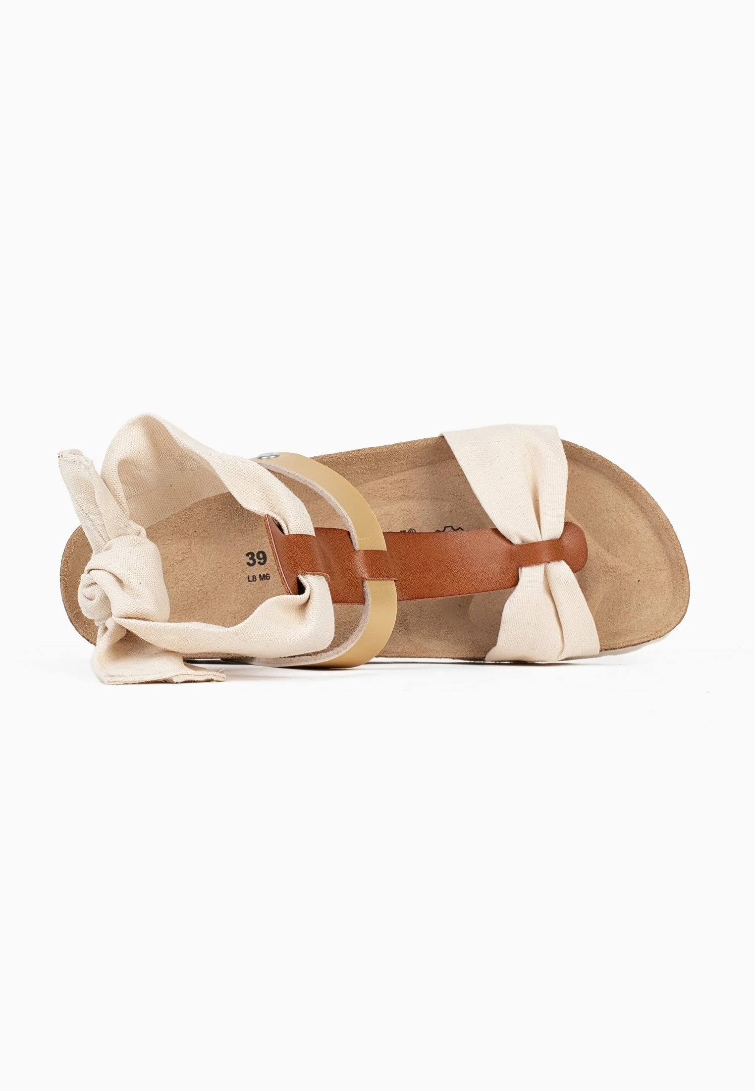 Sandales Multi-Brides Joelle - Beige/Gold - Femme - Image 4
