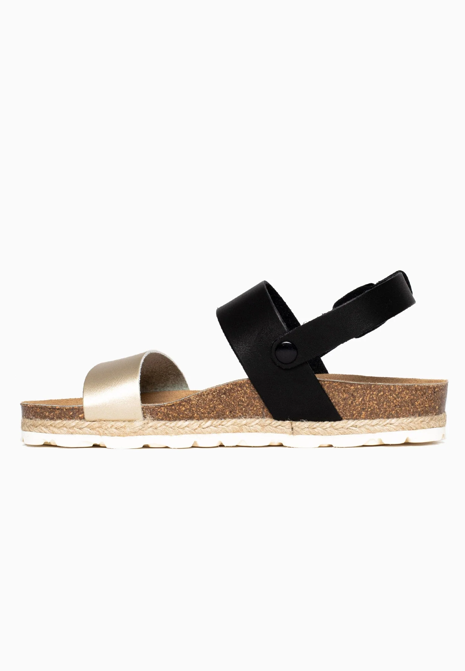 Sandales Multi-Brides Leila - Gold/Black - Femme - Image 6