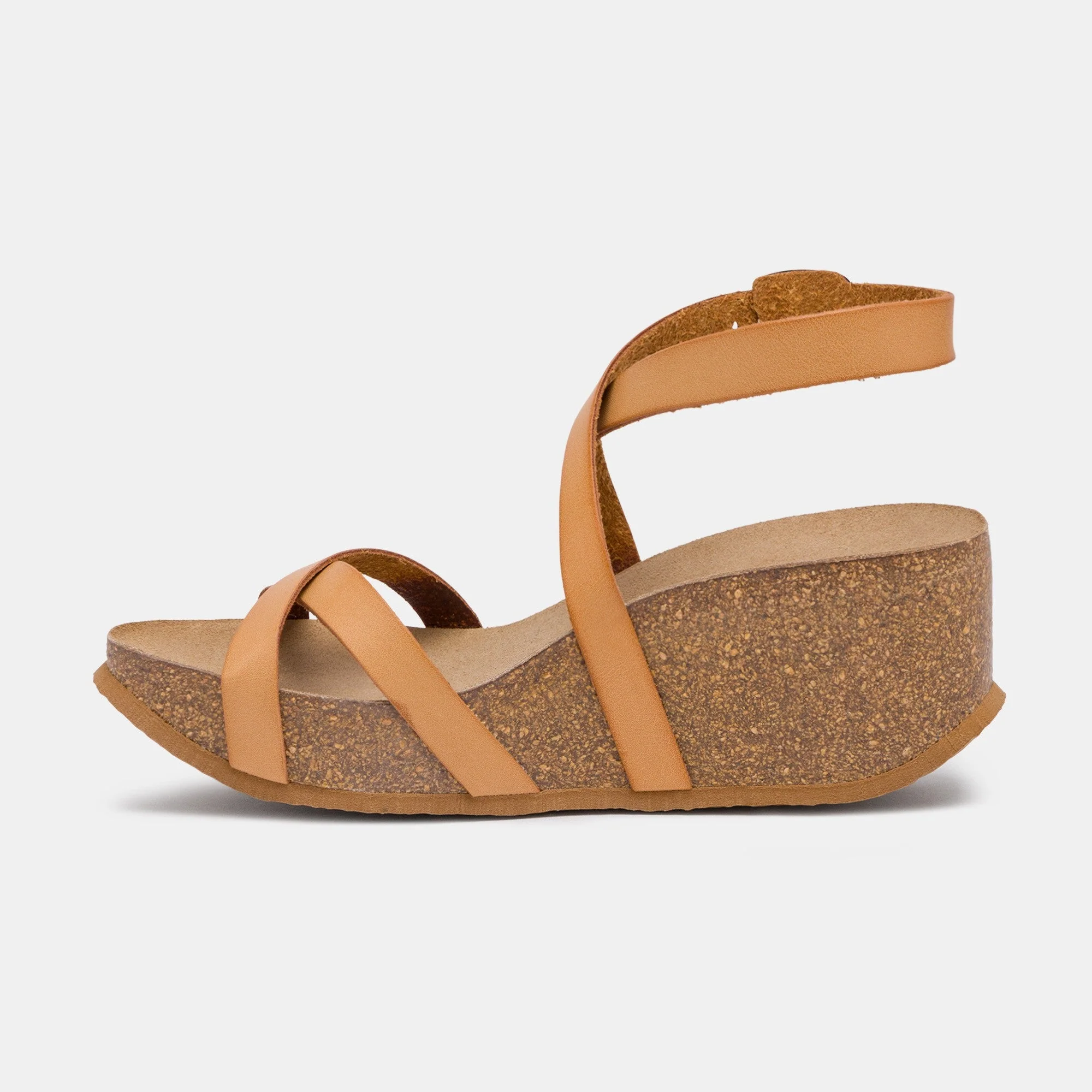 Sandales À Talons Compensés Lobelia - Camel - Femme - Image 3