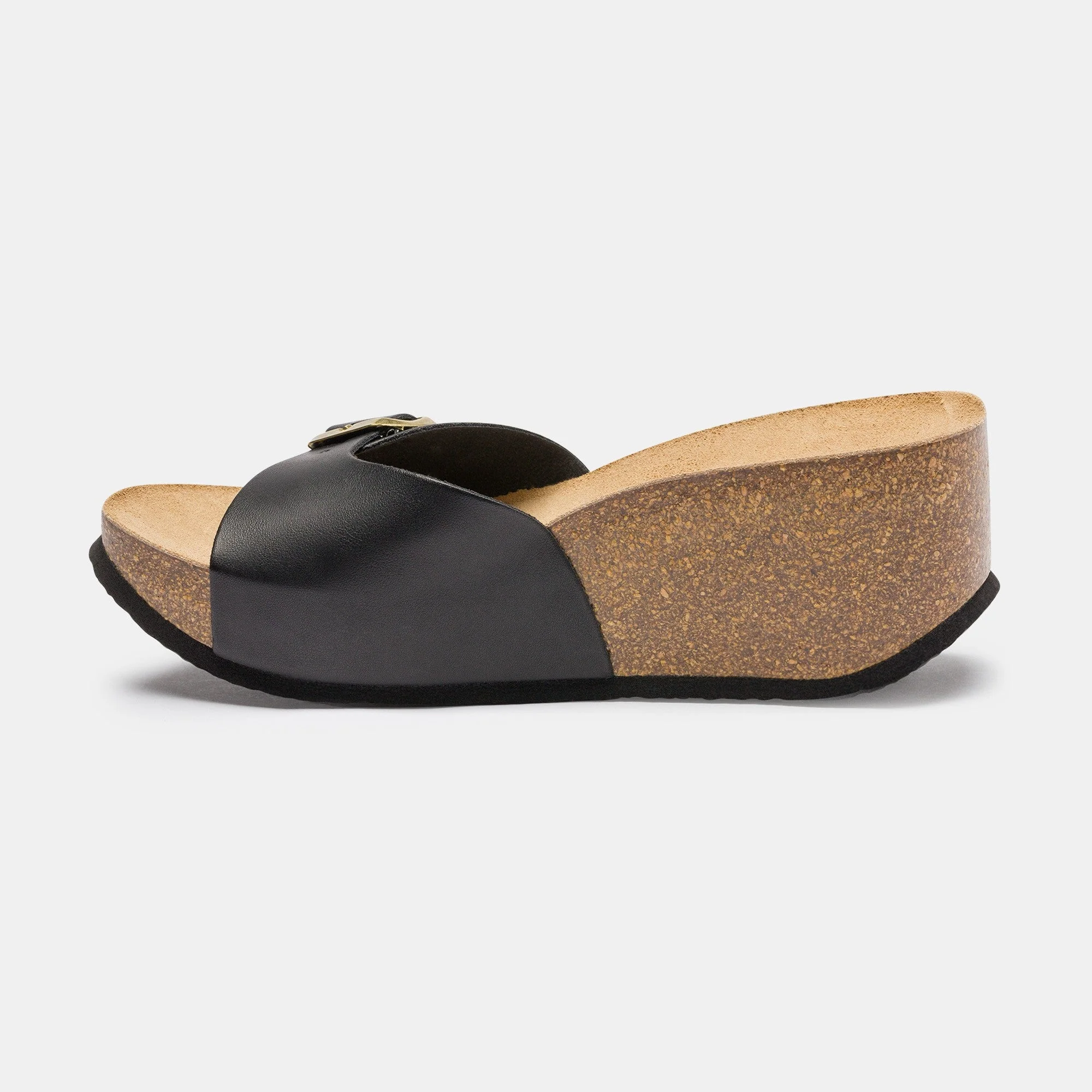 Sandales À Talons Compensés Lotus - Black - Femme - Image 3