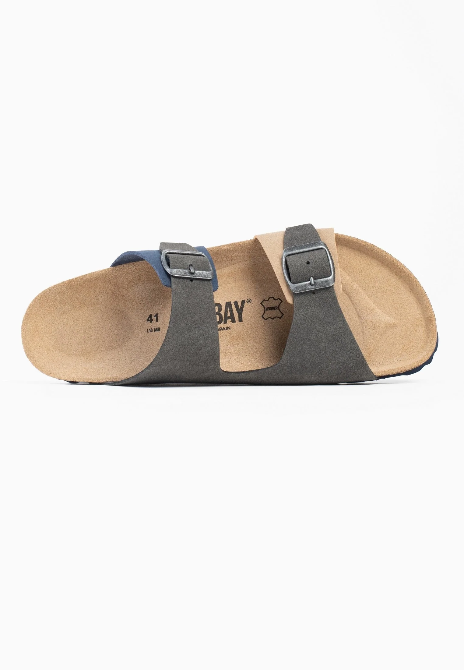 Sandales À Deux Brides Lulally - Navy/Beige/Grey - Homme - Image 6