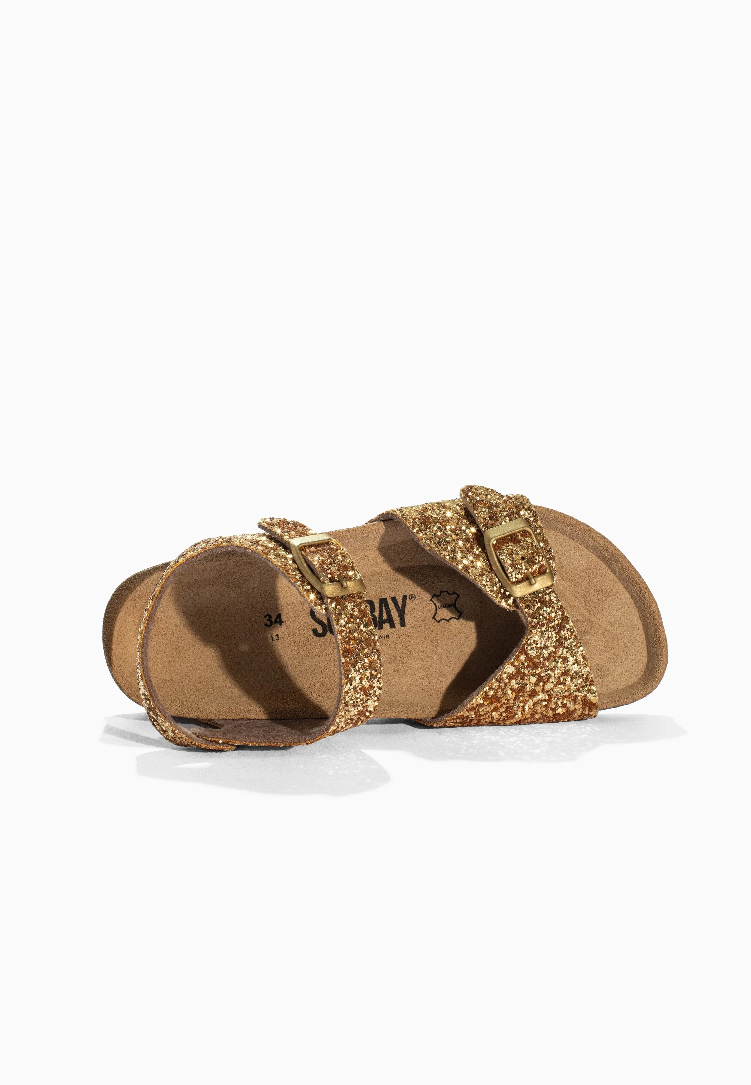 Sandales Multi-Brides Lys - Gold Glitter - Enfant - Image 5