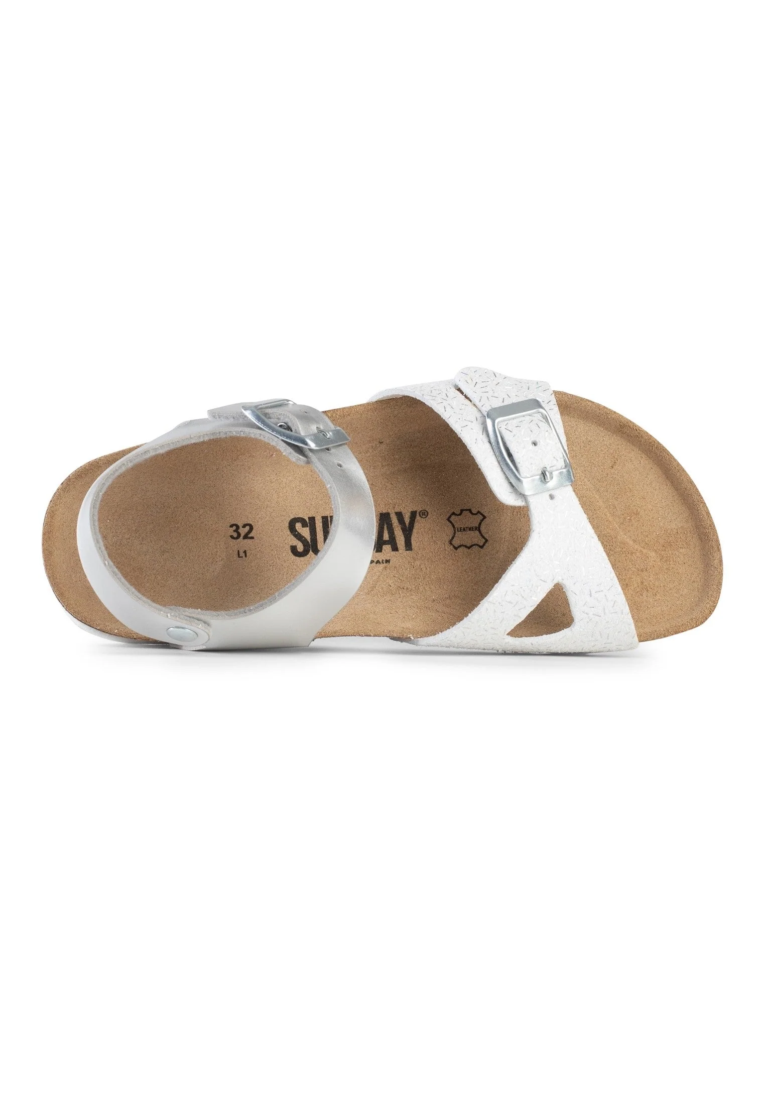 Sandales Multi-Brides Lys - White/Silver - Enfant - Image 6