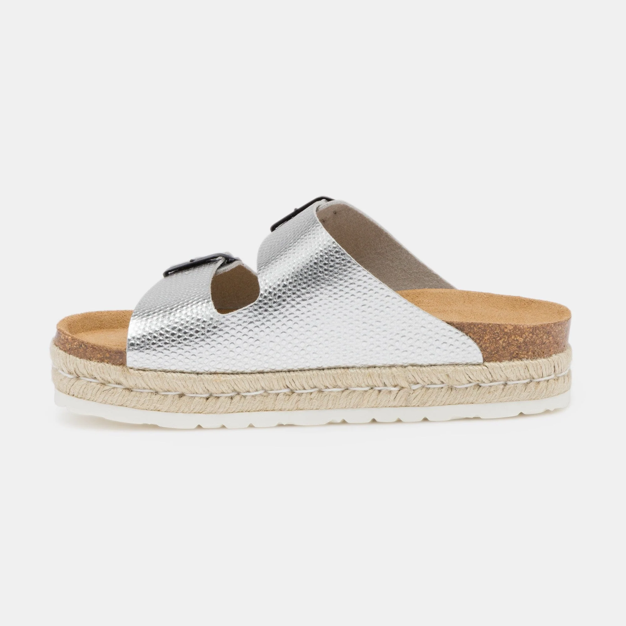 Sandales À Plateforme Orange - Silver Python - Femme - Image 3
