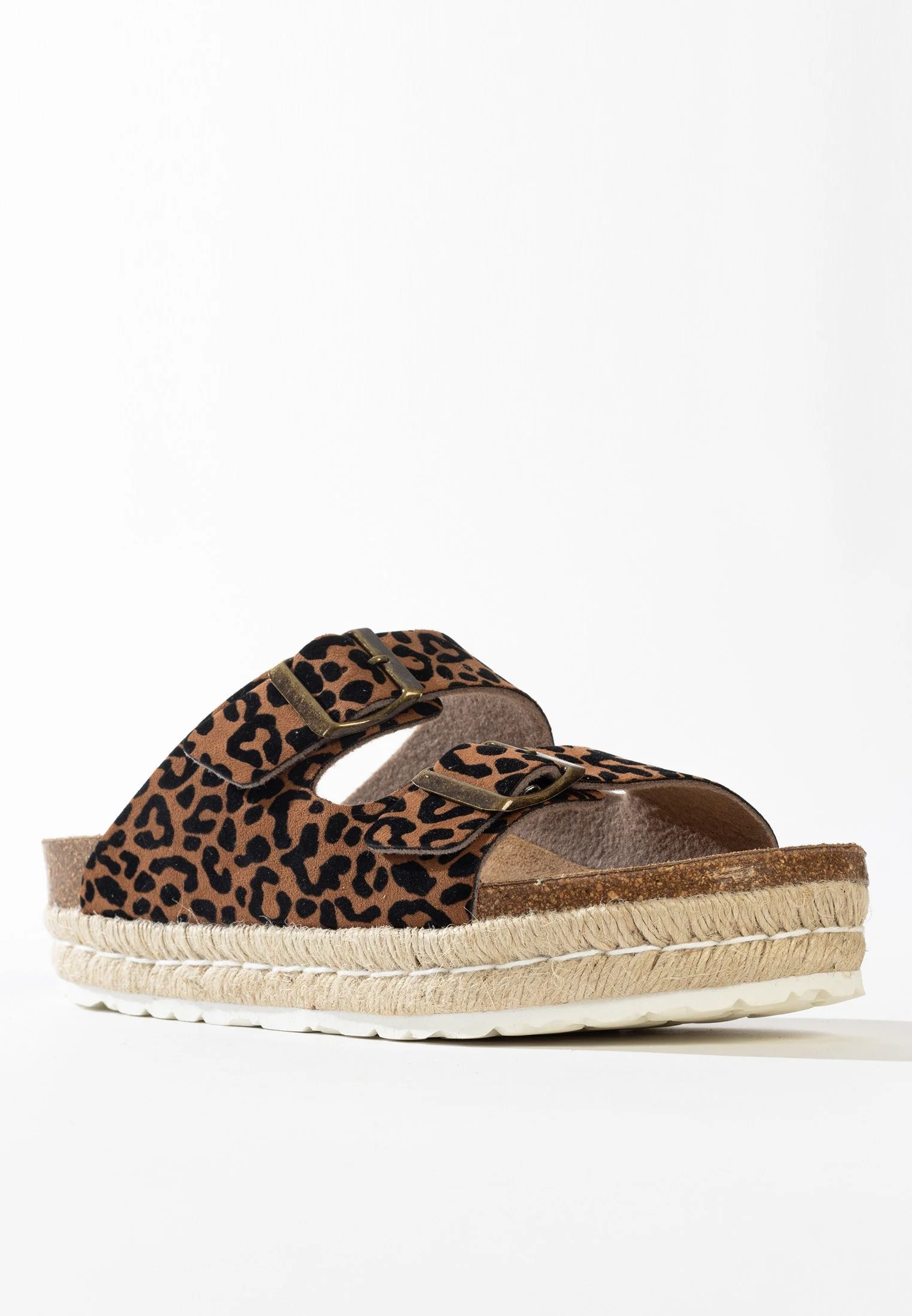 Sandales À Plateforme Orange - Leopard - Femme - Image 2