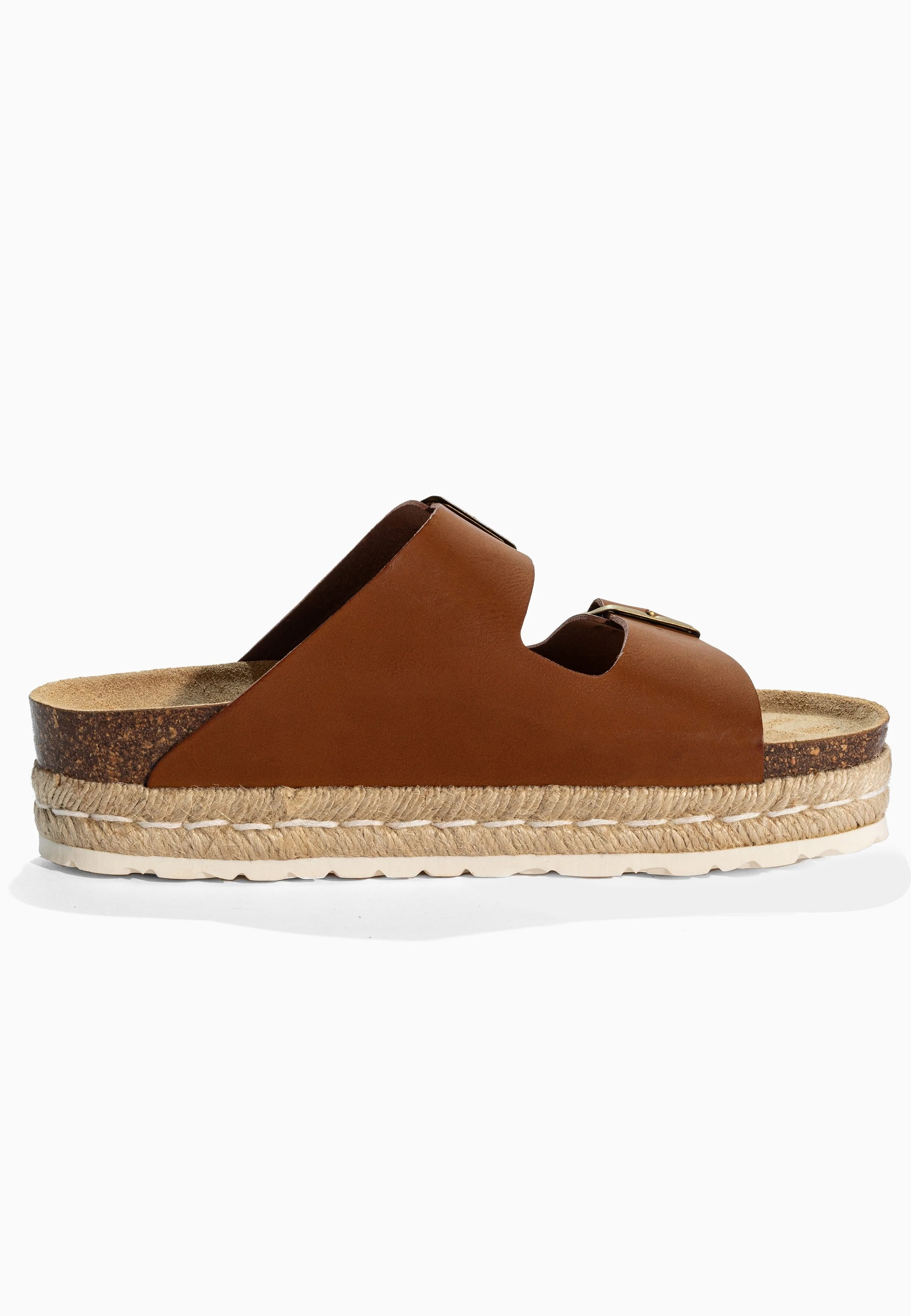 Sandales À Plateforme Orange - Camel - Femme - Image 4