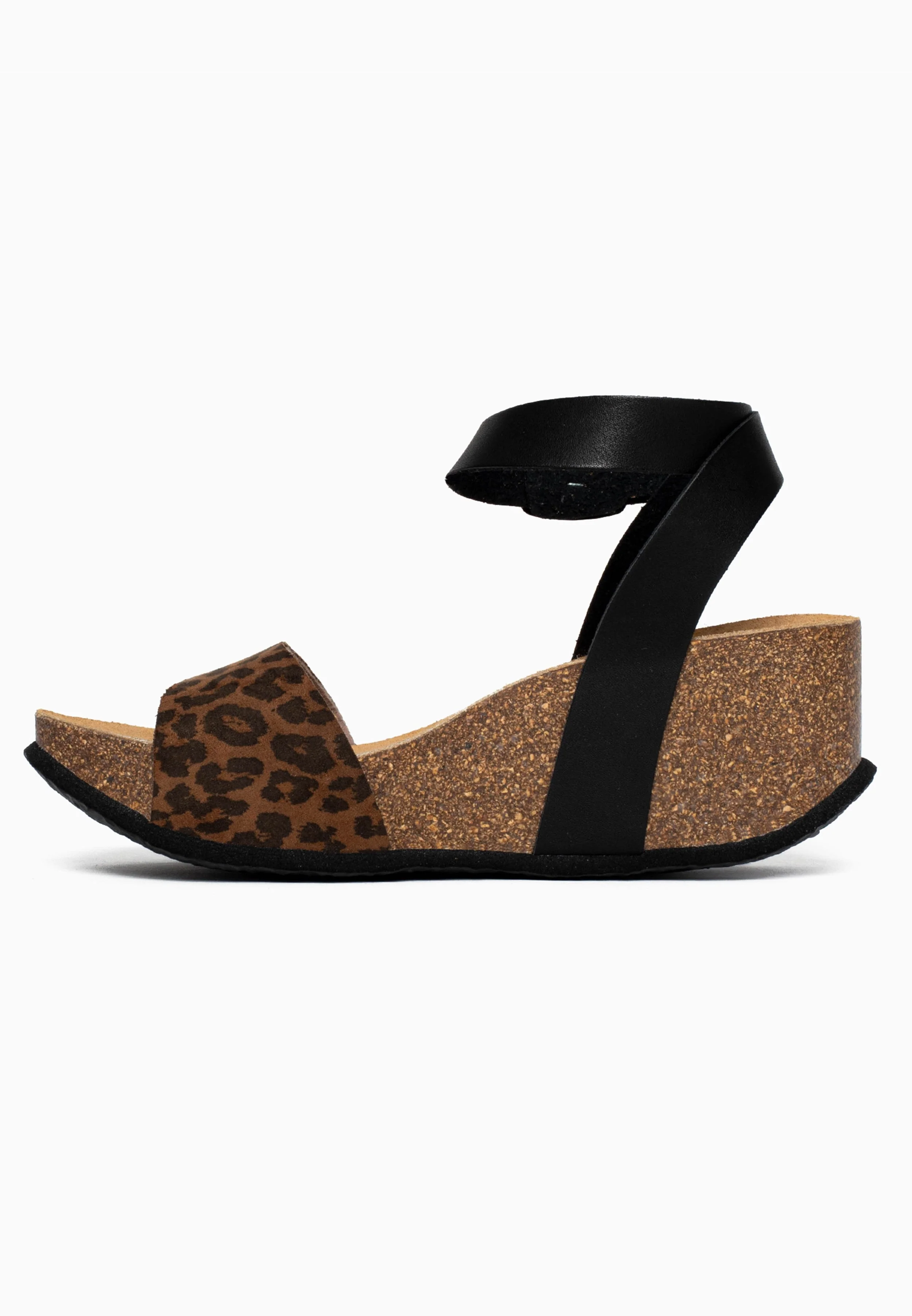 Sandales À Talons Compensés Peony - Black/Leopard - Femme - Image 5