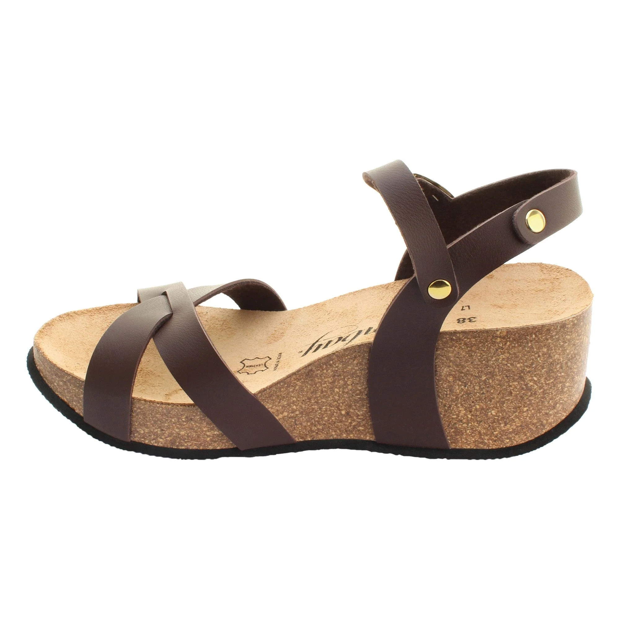 Sandales À Talons Compensés Pivoine - Brown - Femme - Image 3