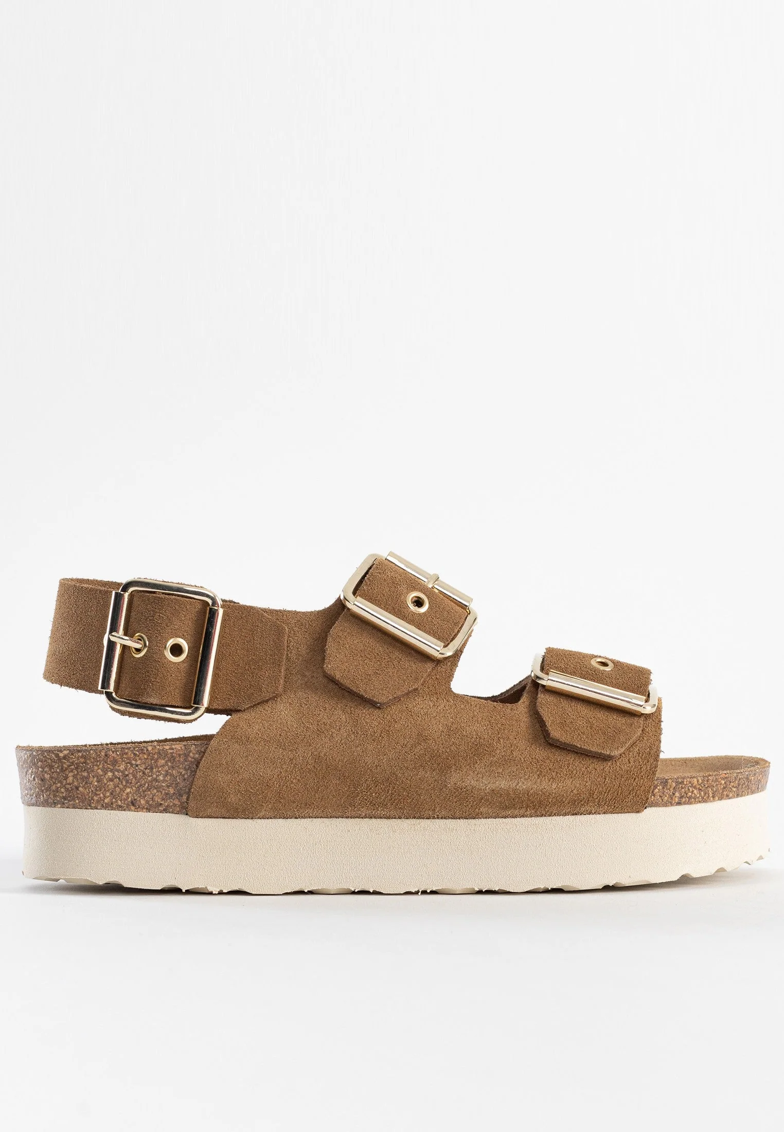 Sandales À Plateforme Sadiba - Cuir - Camel - Femme - Image 3