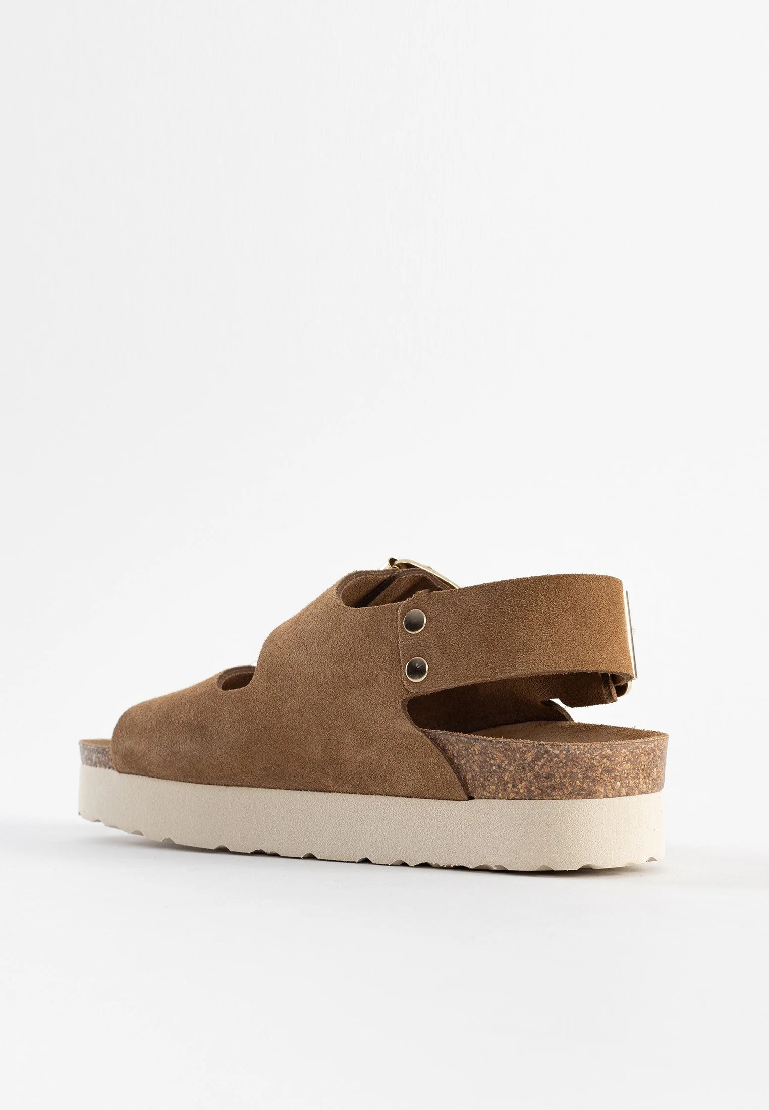 Sandales À Plateforme Sadiba - Cuir - Camel - Femme - Image 4