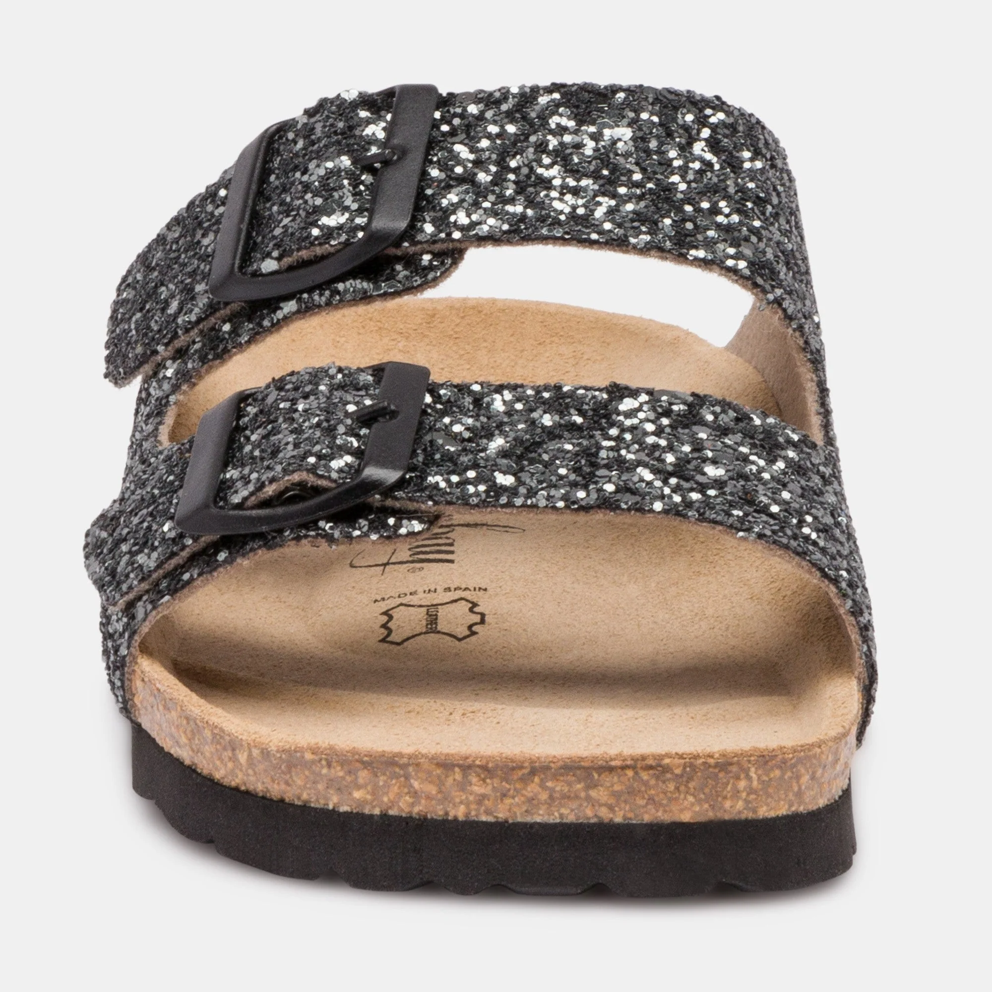 Sandales À Deux Brides Trefle - Anthracite Glitter - Femme - Image 2