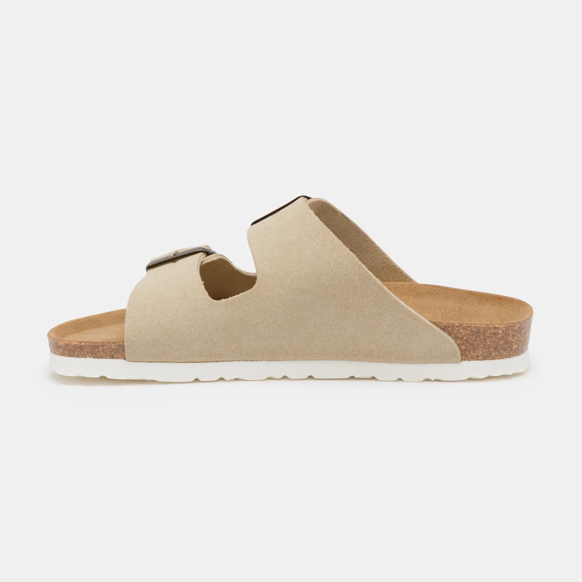 Sandales À Deux Brides Trefle - Cuir - Beige - Femme - Image 3