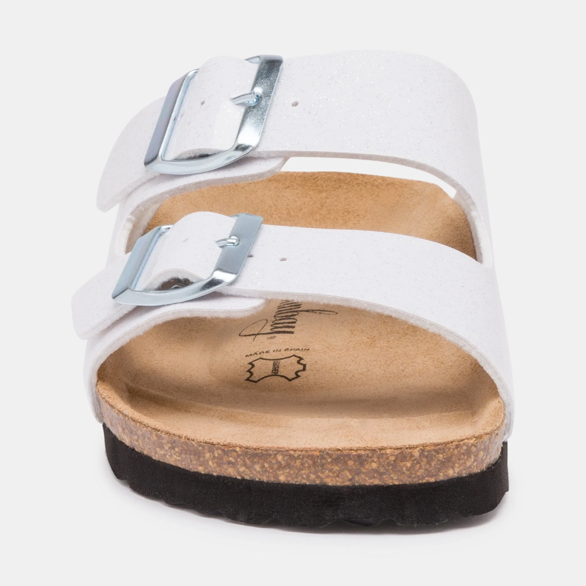 Sandales À Deux Brides Trefle - White Vinyl Glitter - Femme - Image 2