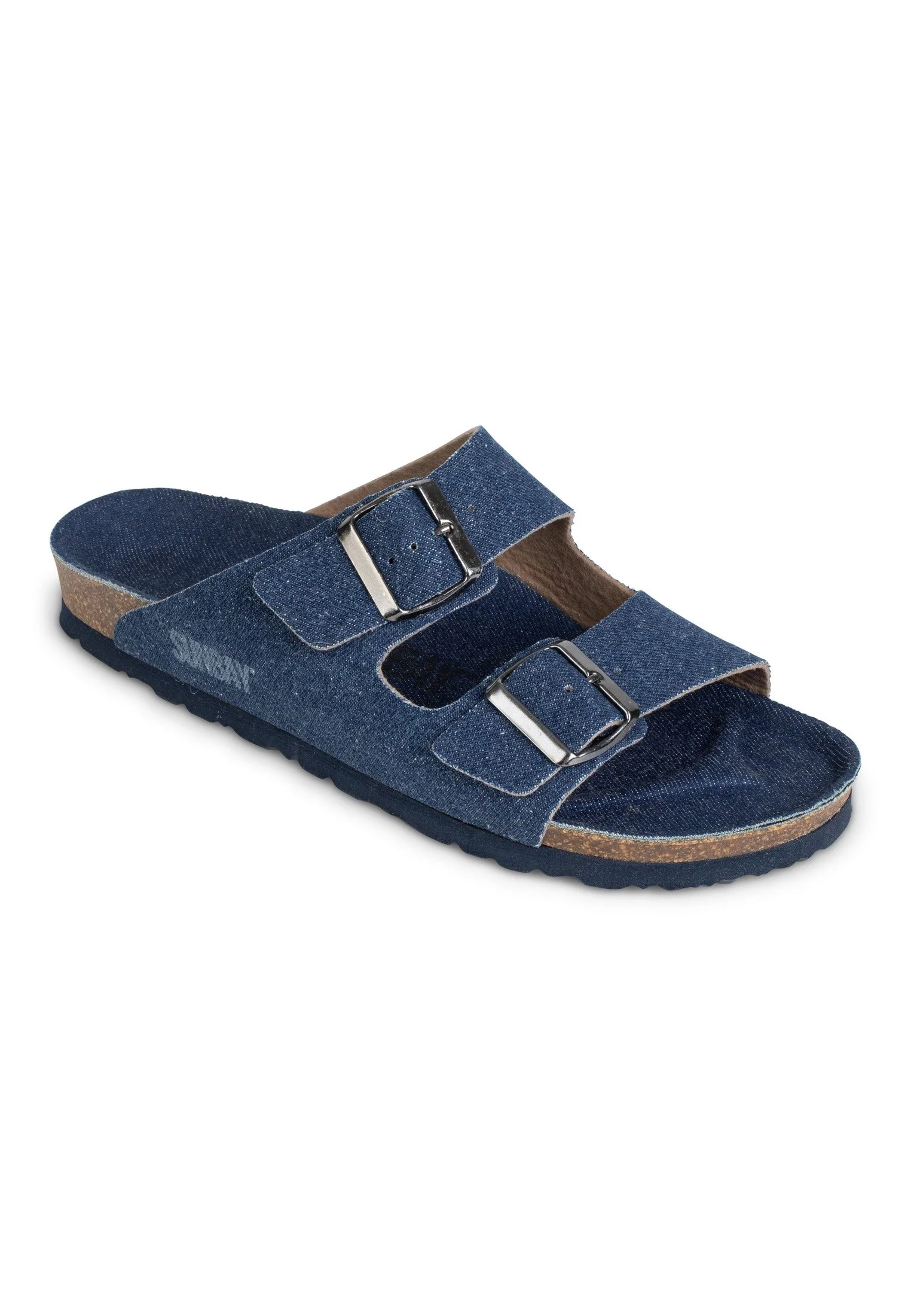 Sandales À Deux Brides Trefle - Vegan - Blue Denim - Femme - Image 2