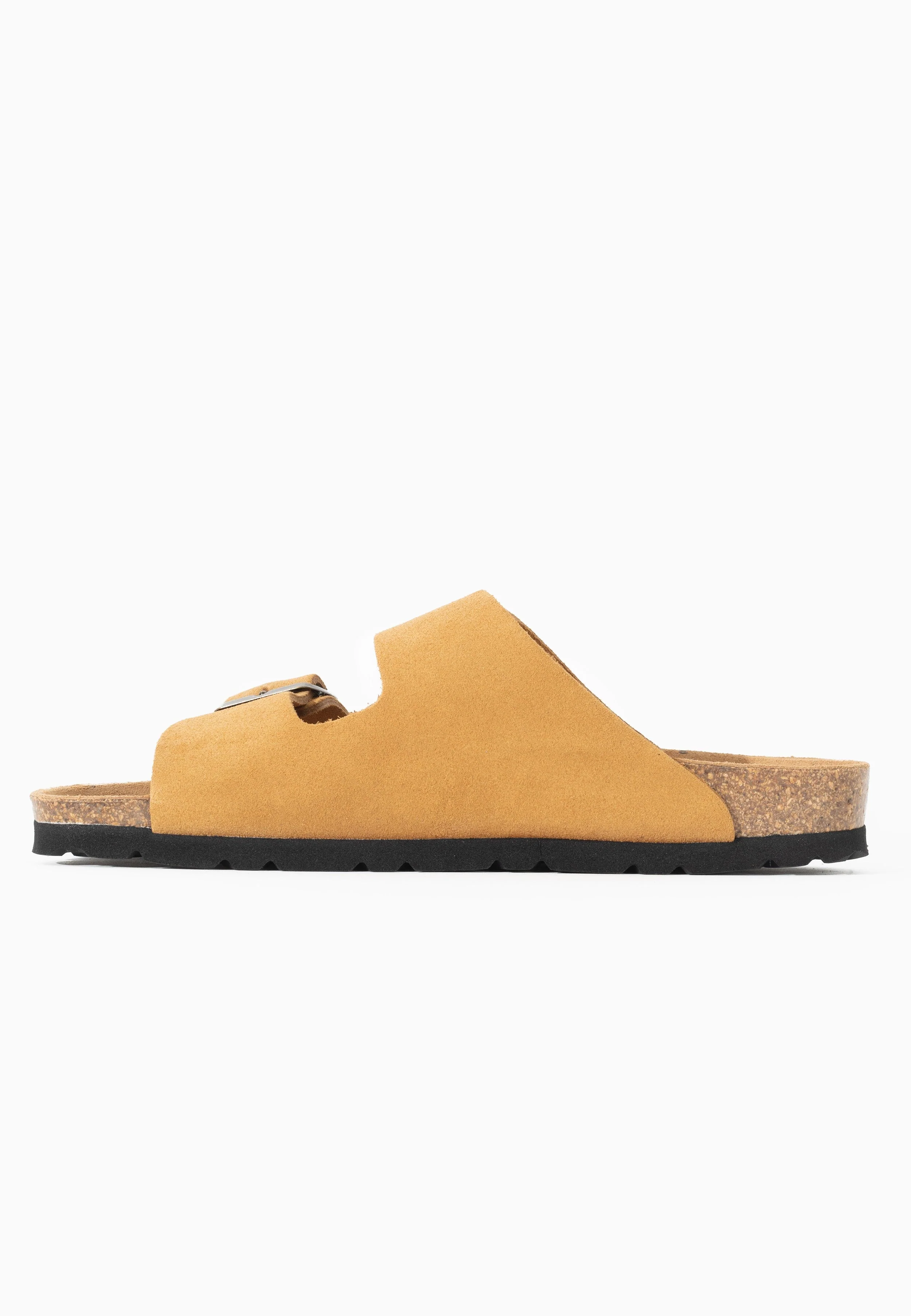 Sandales À Deux Brides Trefle - Cuir - Camel - Femme - Image 3