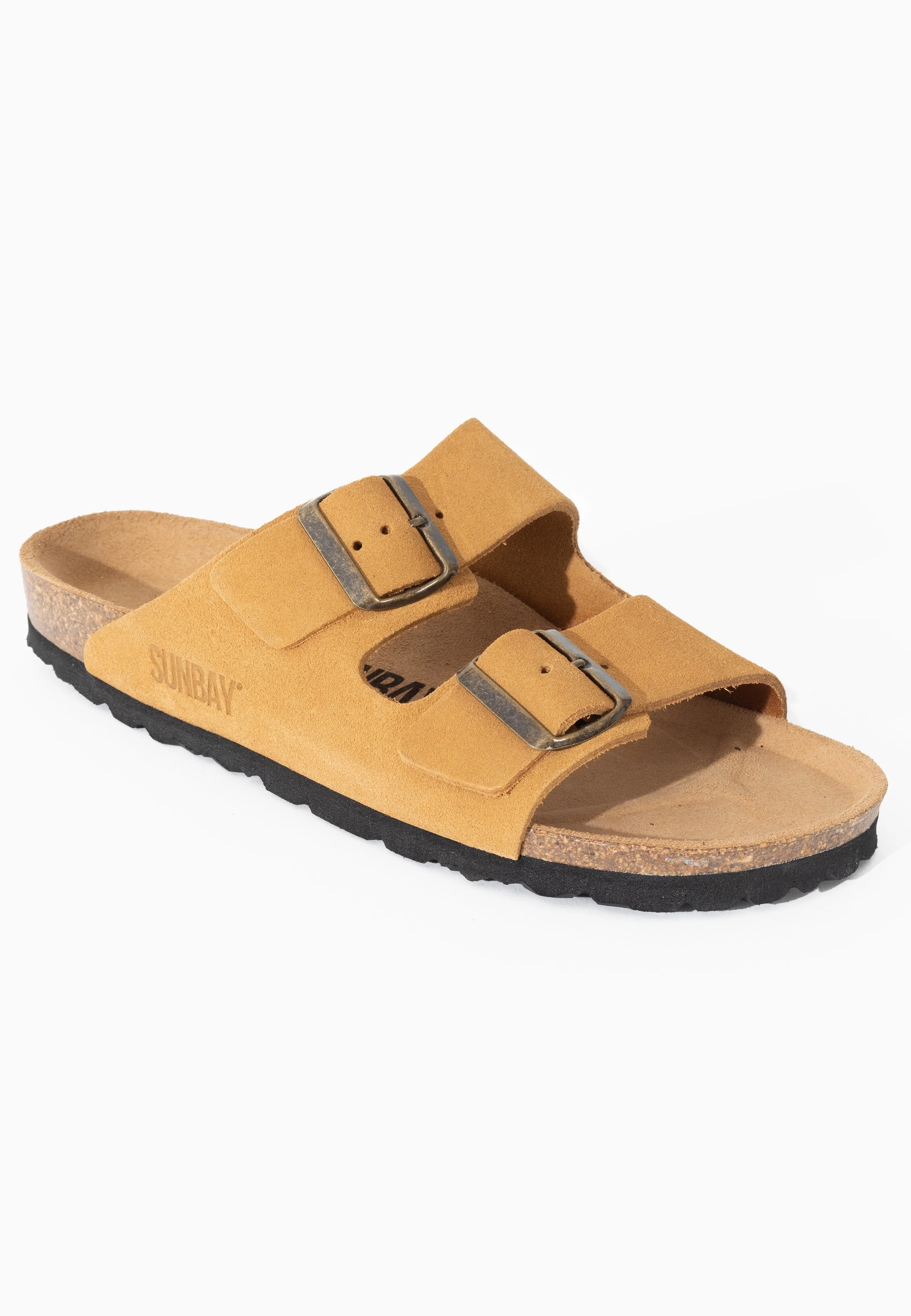 Sandales À Deux Brides Trefle - Cuir - Camel - Femme - Image 7