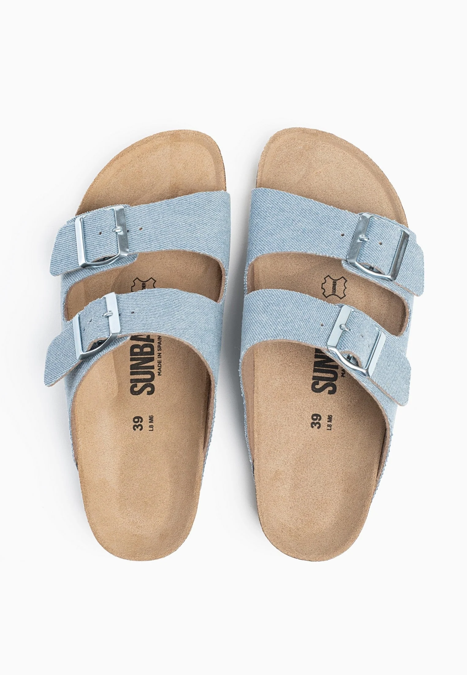 Sandales À Deux Brides Trefle - Sky Blue Denim - Femme - Image 2