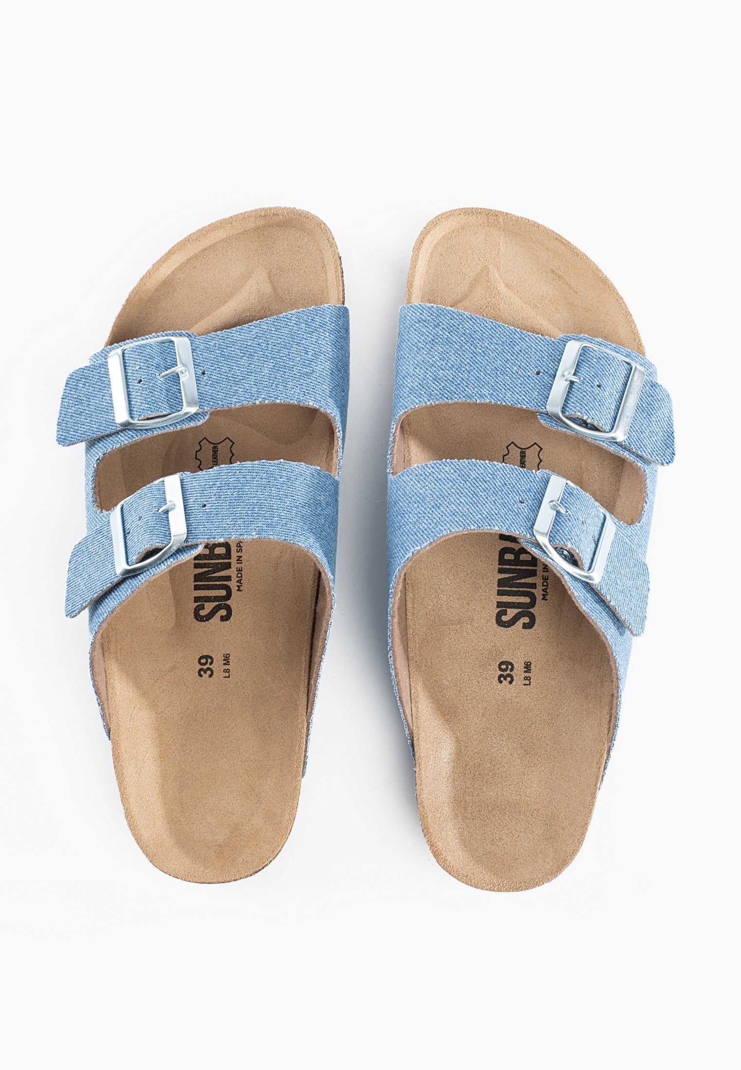 Sandales À Deux Brides Trefle - Light Blue Denim - Femme - Image 3