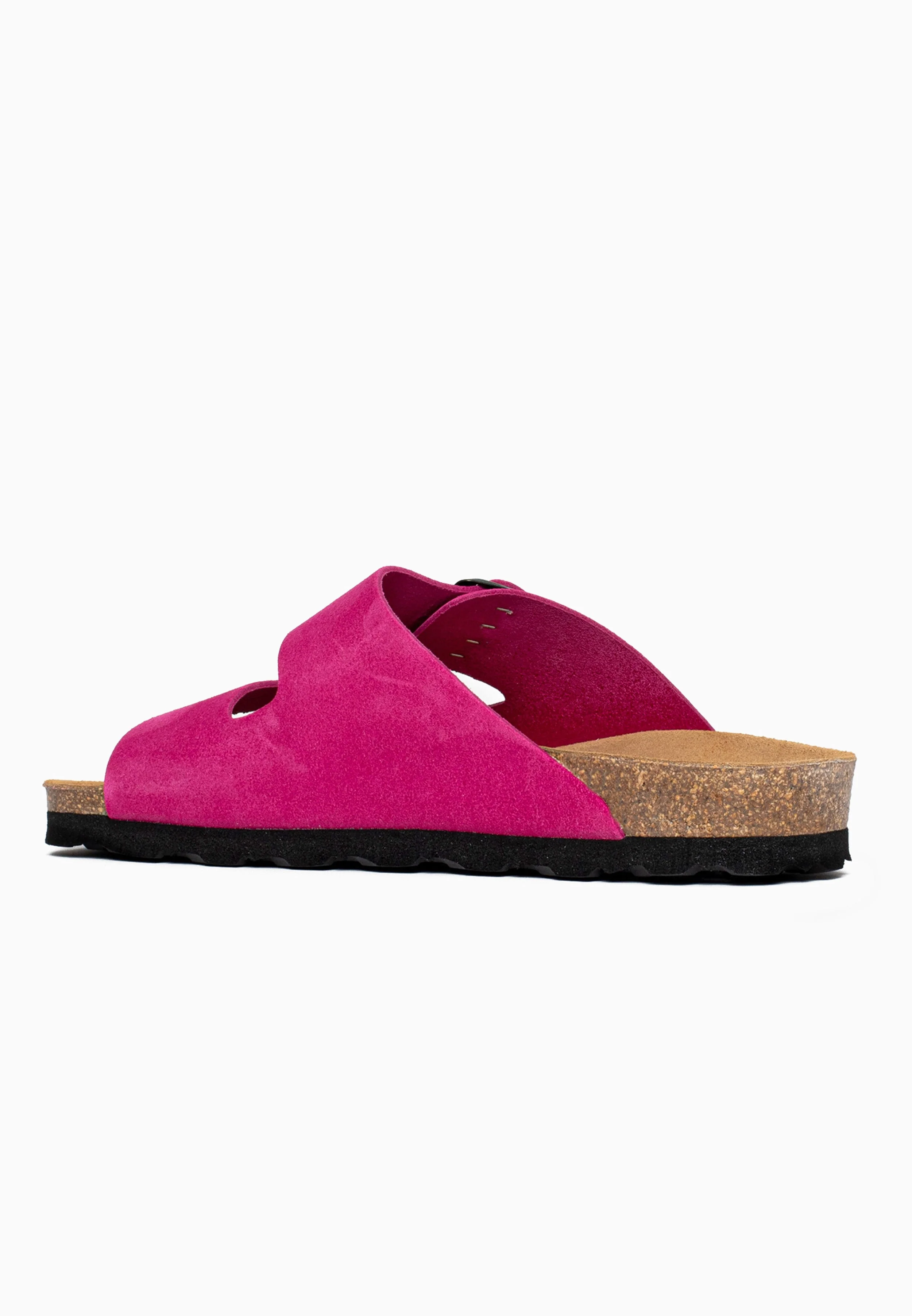 Sandales À Deux Brides Trefle - Cuir - Fuchsia - Femme - Image 5
