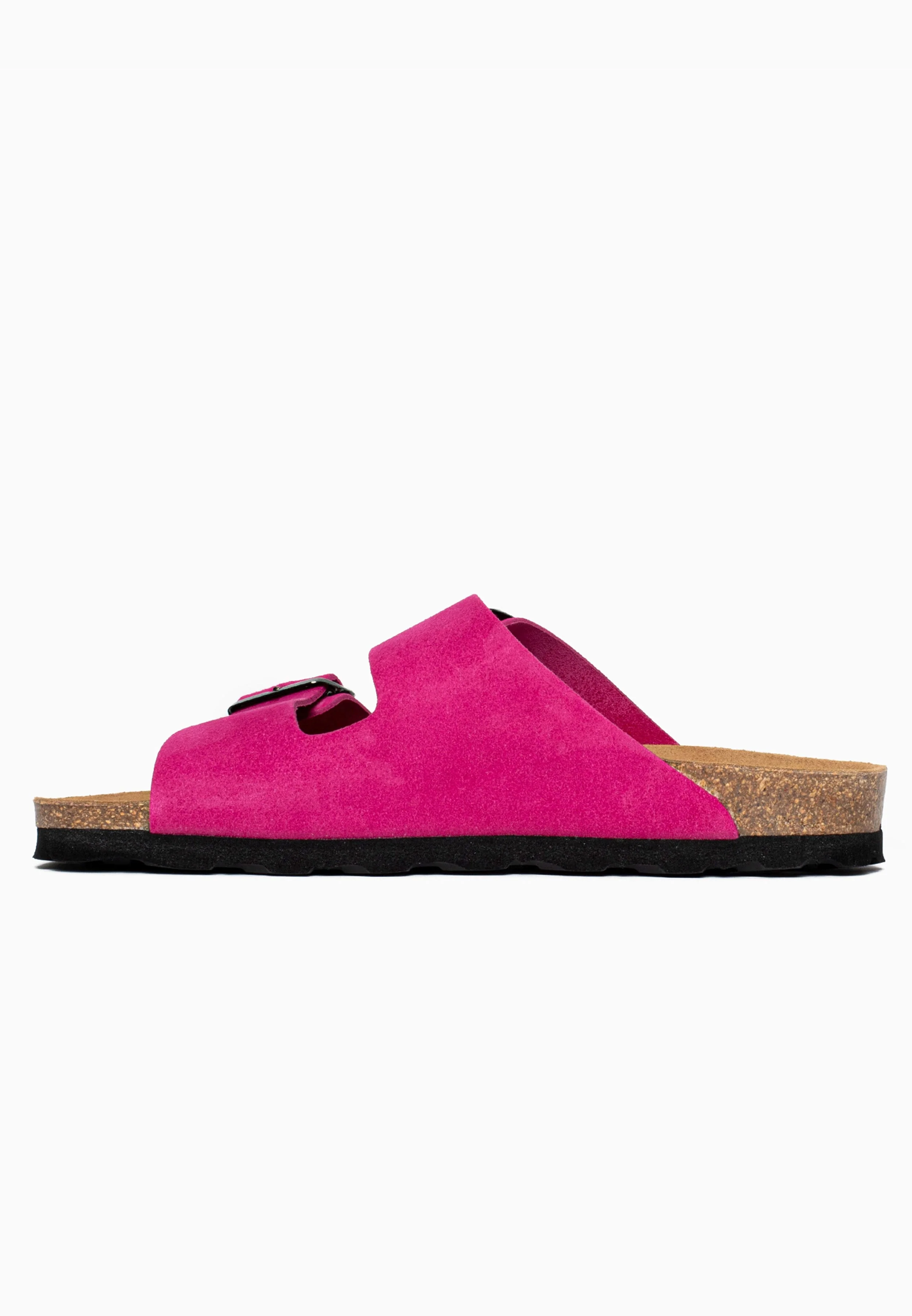 Sandales À Deux Brides Trefle - Cuir - Fuchsia - Femme - Image 6