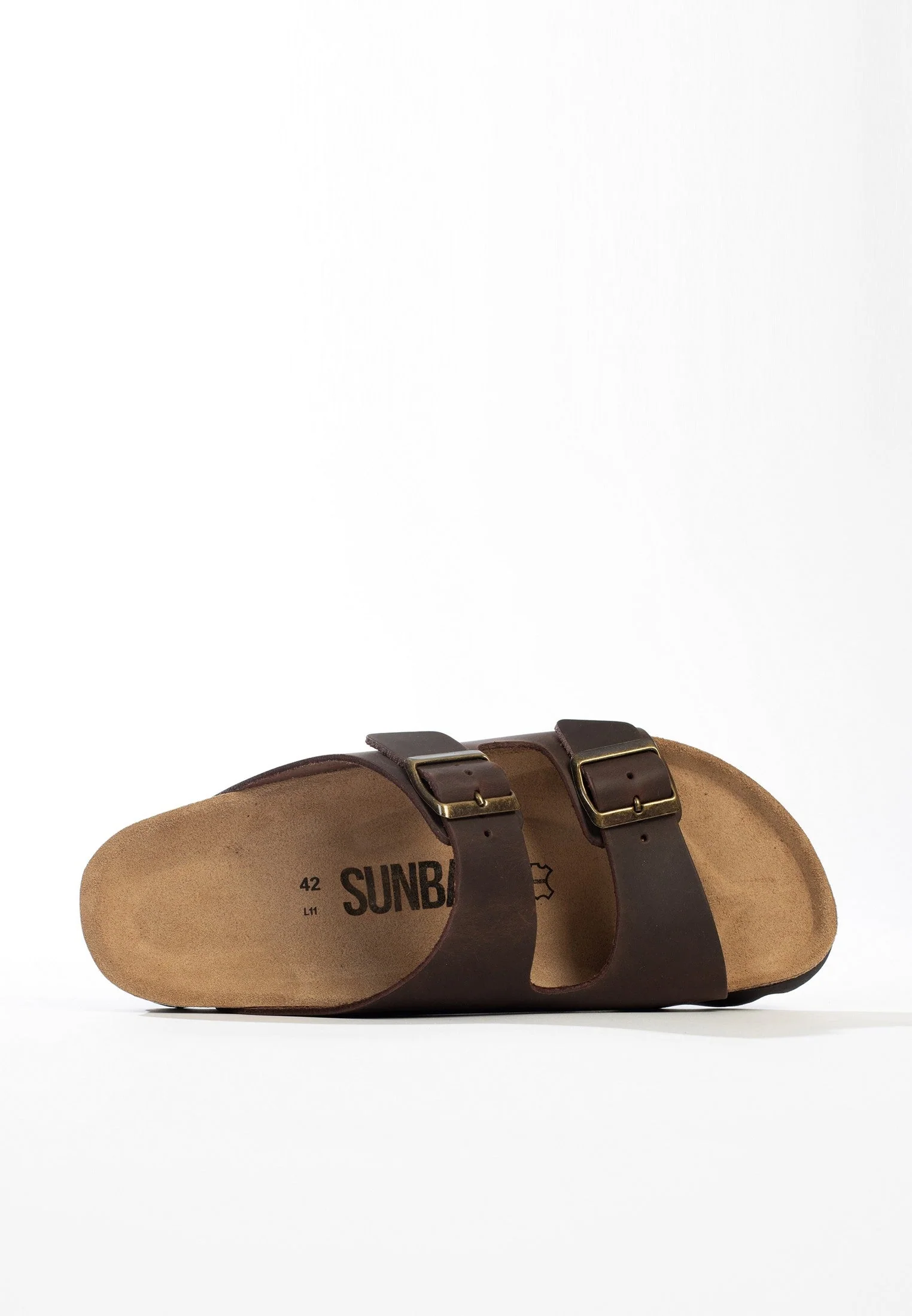 Sandales À Deux Brides Trefle - Cuir - Brown - Homme - Image 6