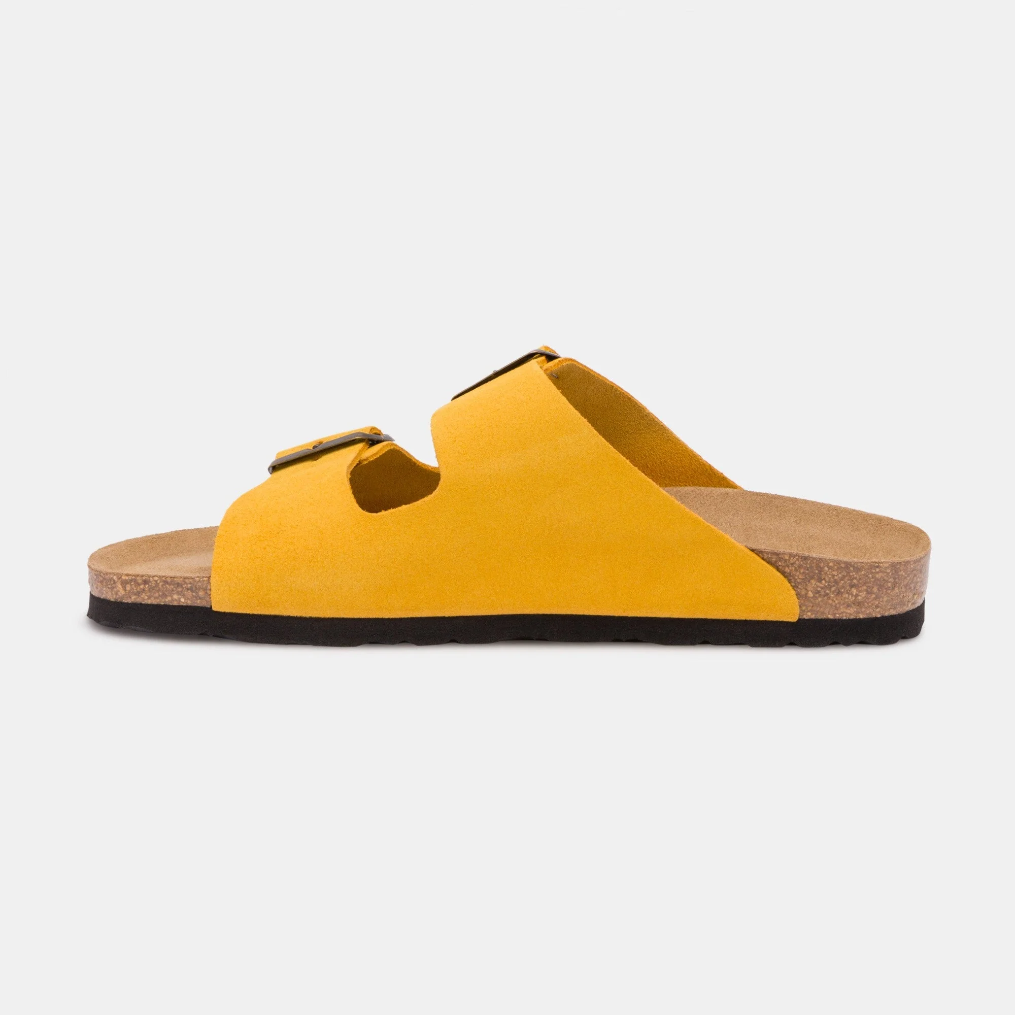 Sandales À Deux Brides Trefle - Cuir - Yellow - Femme - Image 3