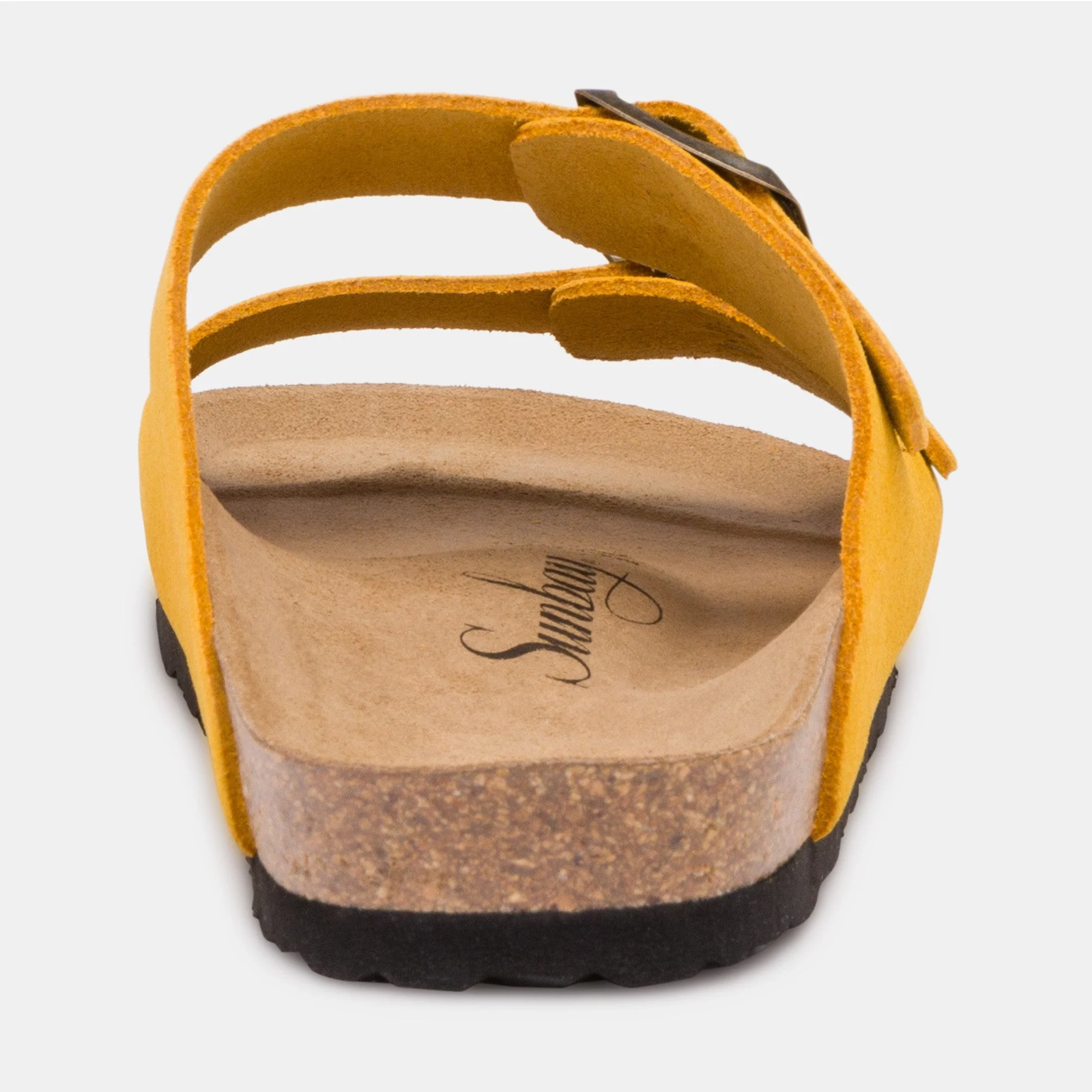 Sandales À Deux Brides Trefle - Cuir - Yellow - Femme - Image 4