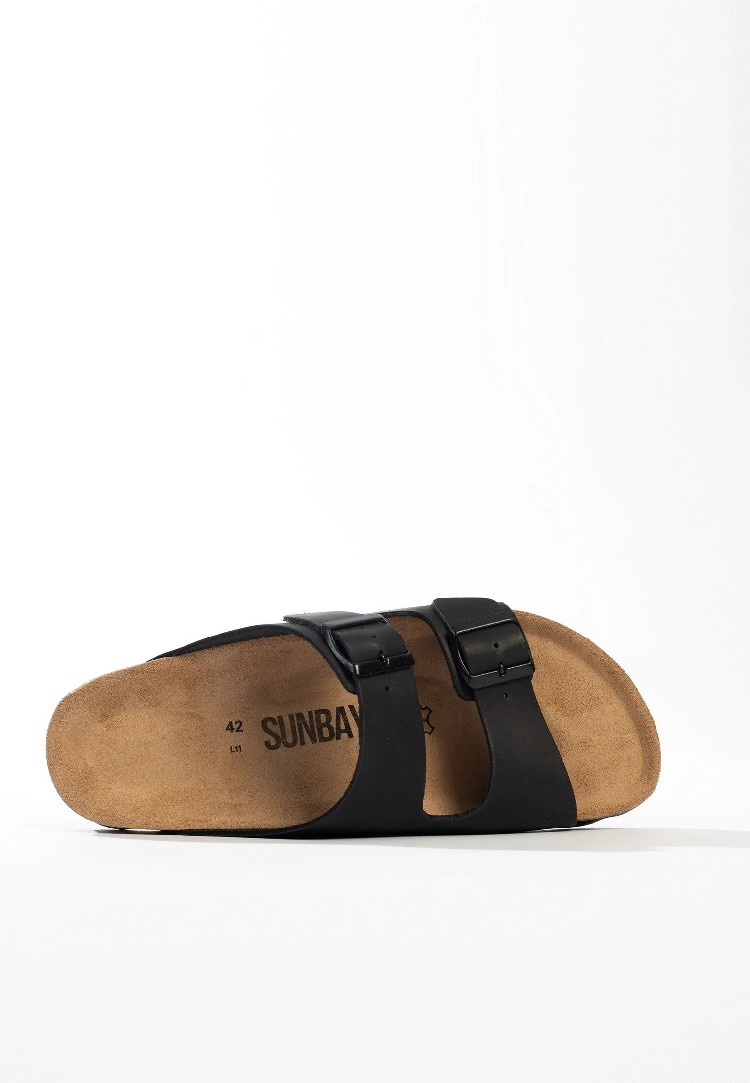 Sandales À Deux Brides Trefle - Cuir - Black - Homme - Image 6