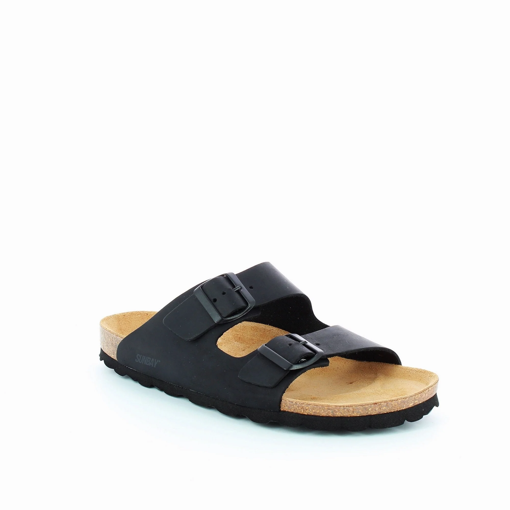 Sandales À Deux Brides Trefle - Cuir - Black - Homme - Image 2