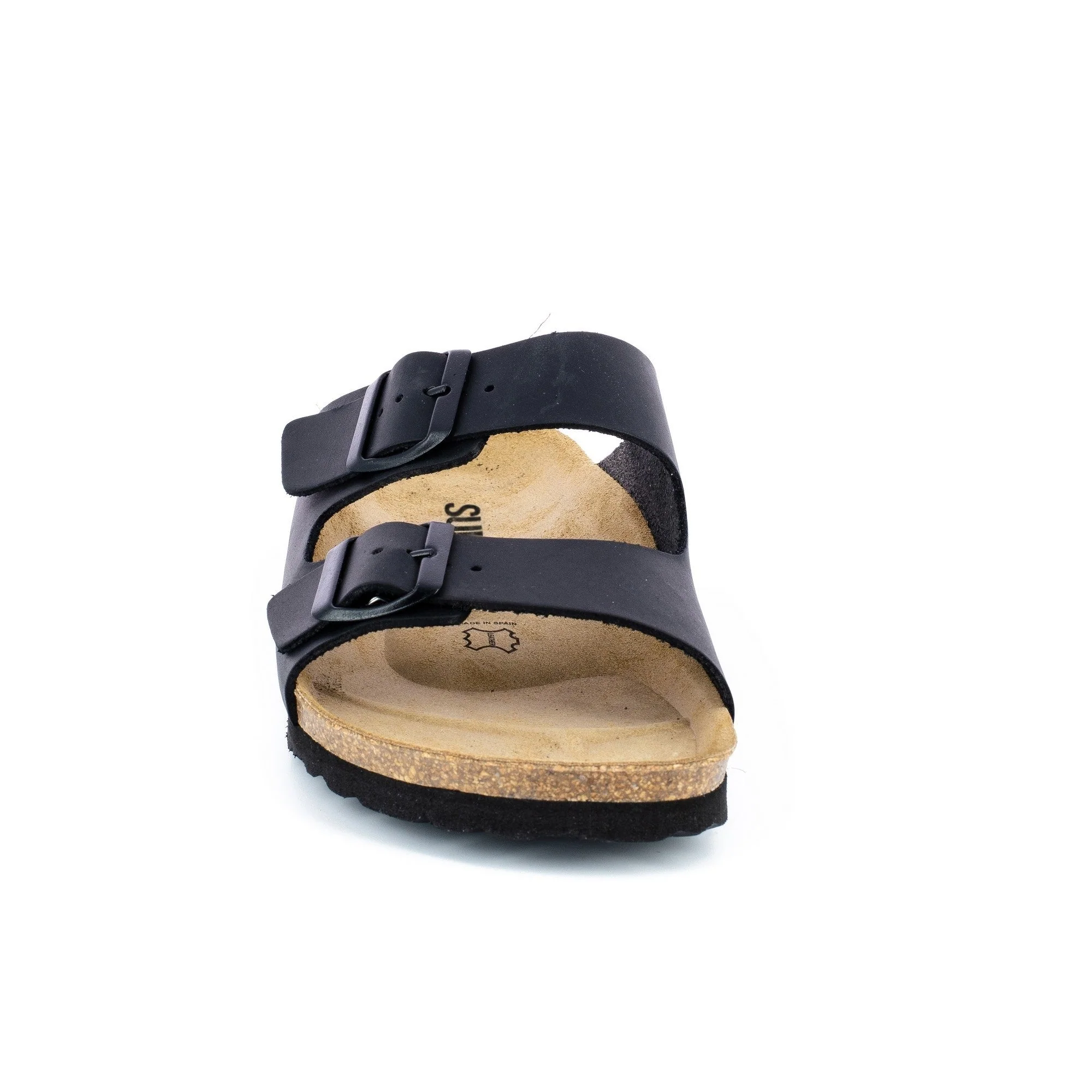 Sandales À Deux Brides Trefle - Cuir - Black - Homme - Image 5
