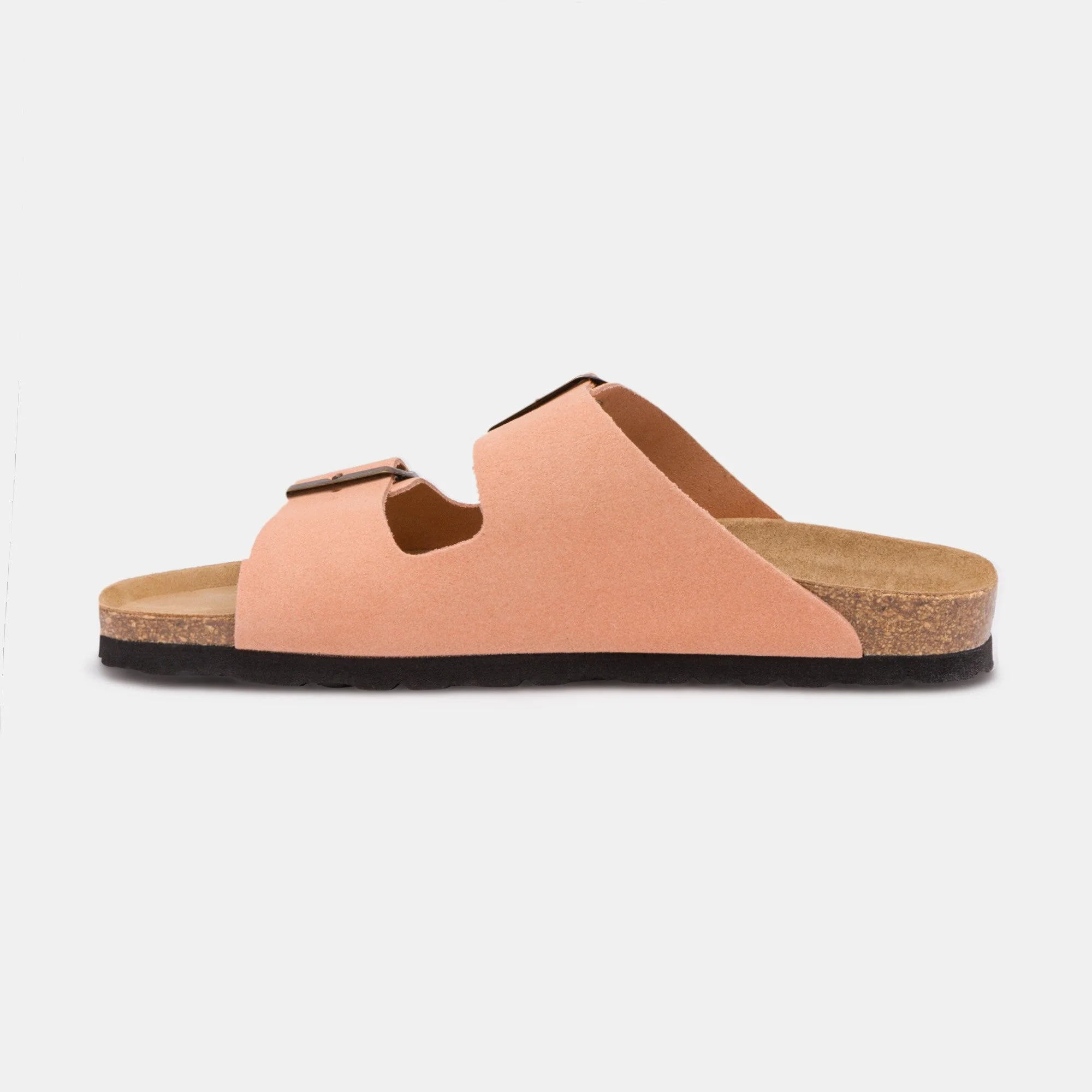 Sandales À Deux Brides Trefle - Cuir - Saumon - Femme - Image 3