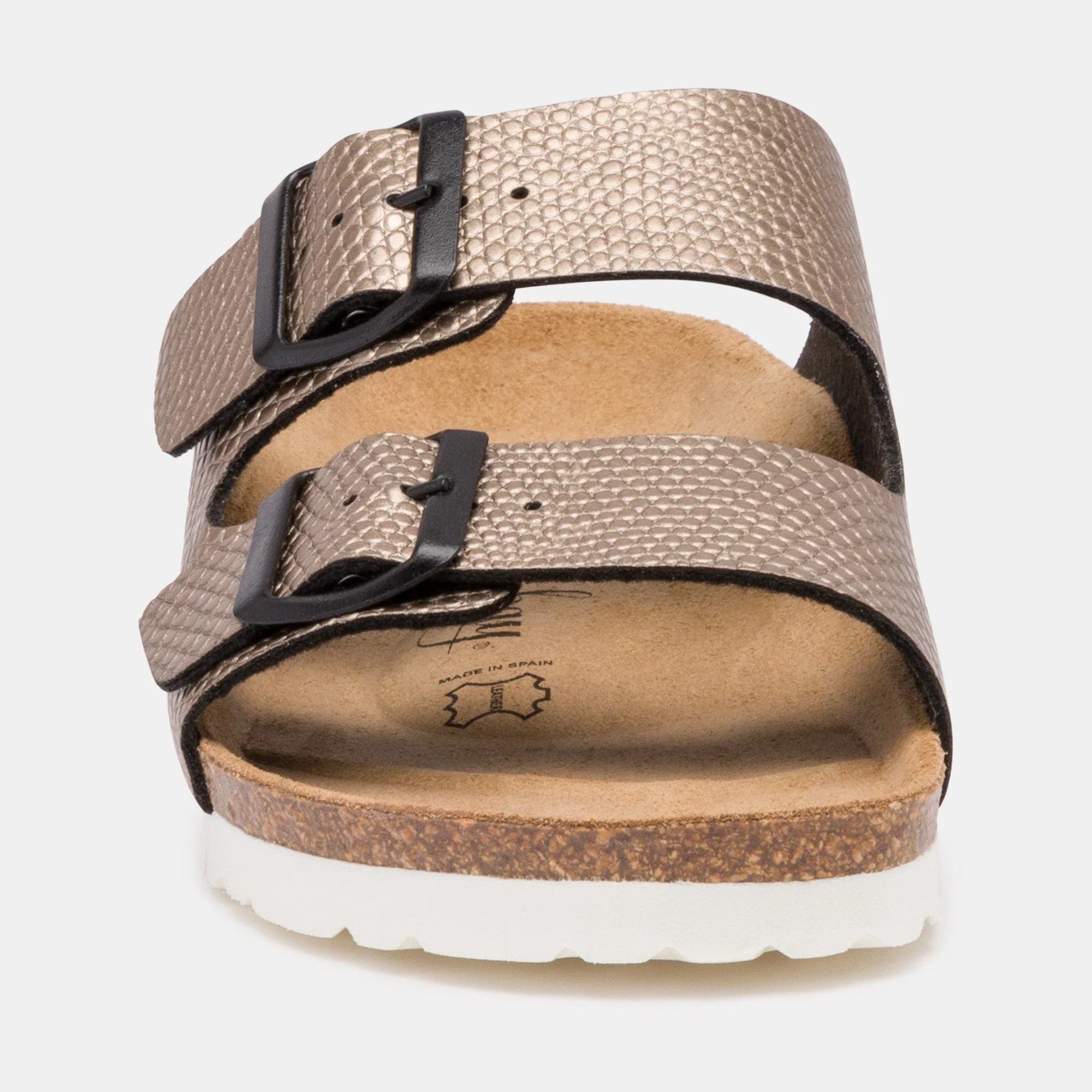Sandales À Deux Brides Trefle - Taupe - Femme - Image 2
