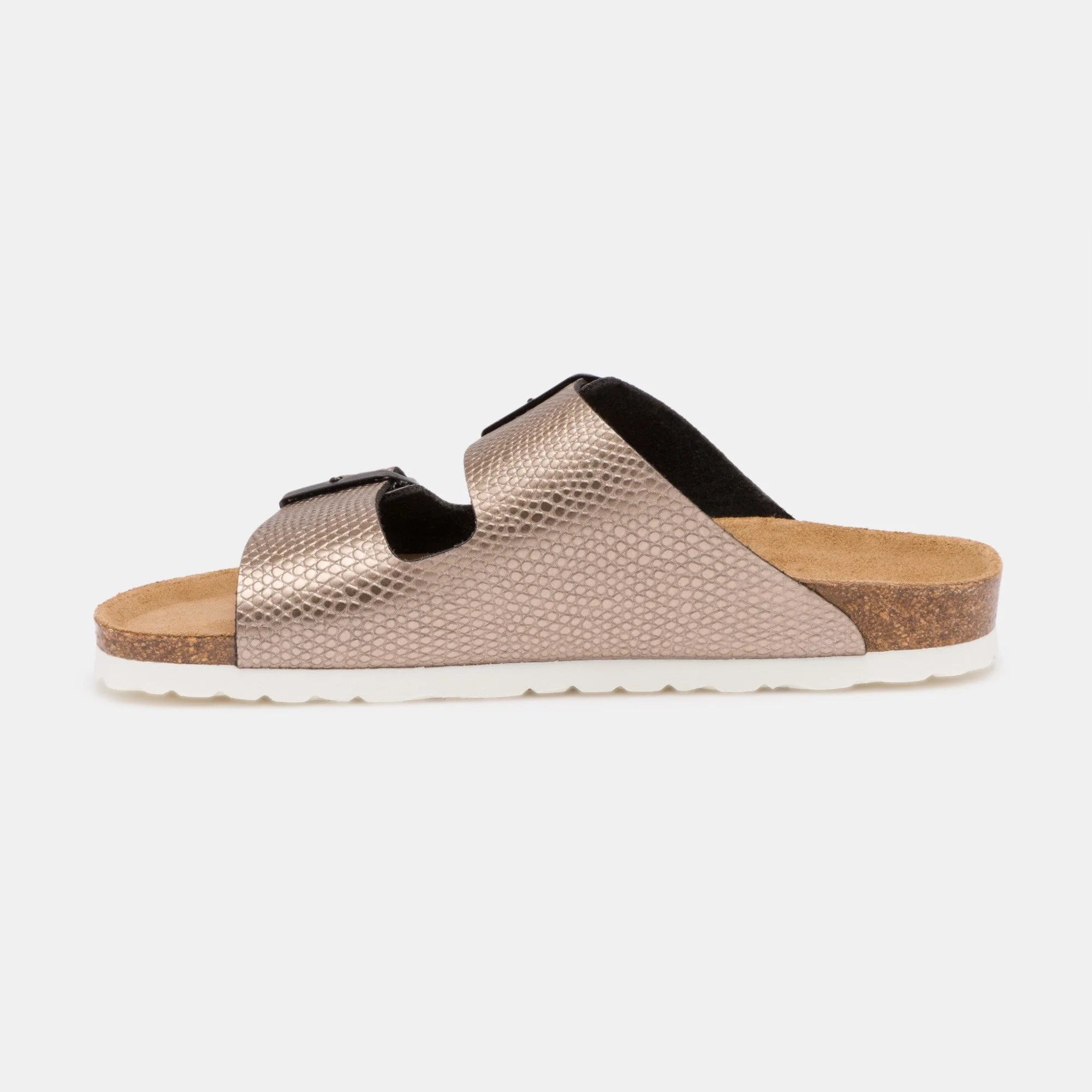 Sandales À Deux Brides Trefle - Taupe - Femme - Image 3