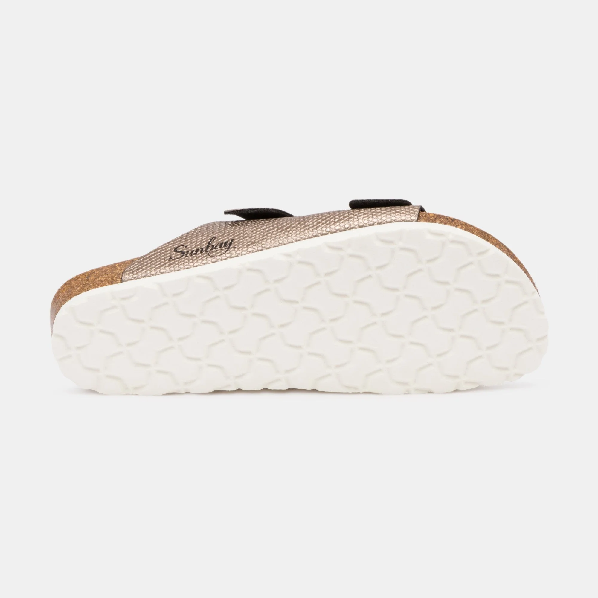 Sandales À Deux Brides Trefle - Taupe - Femme - Image 4