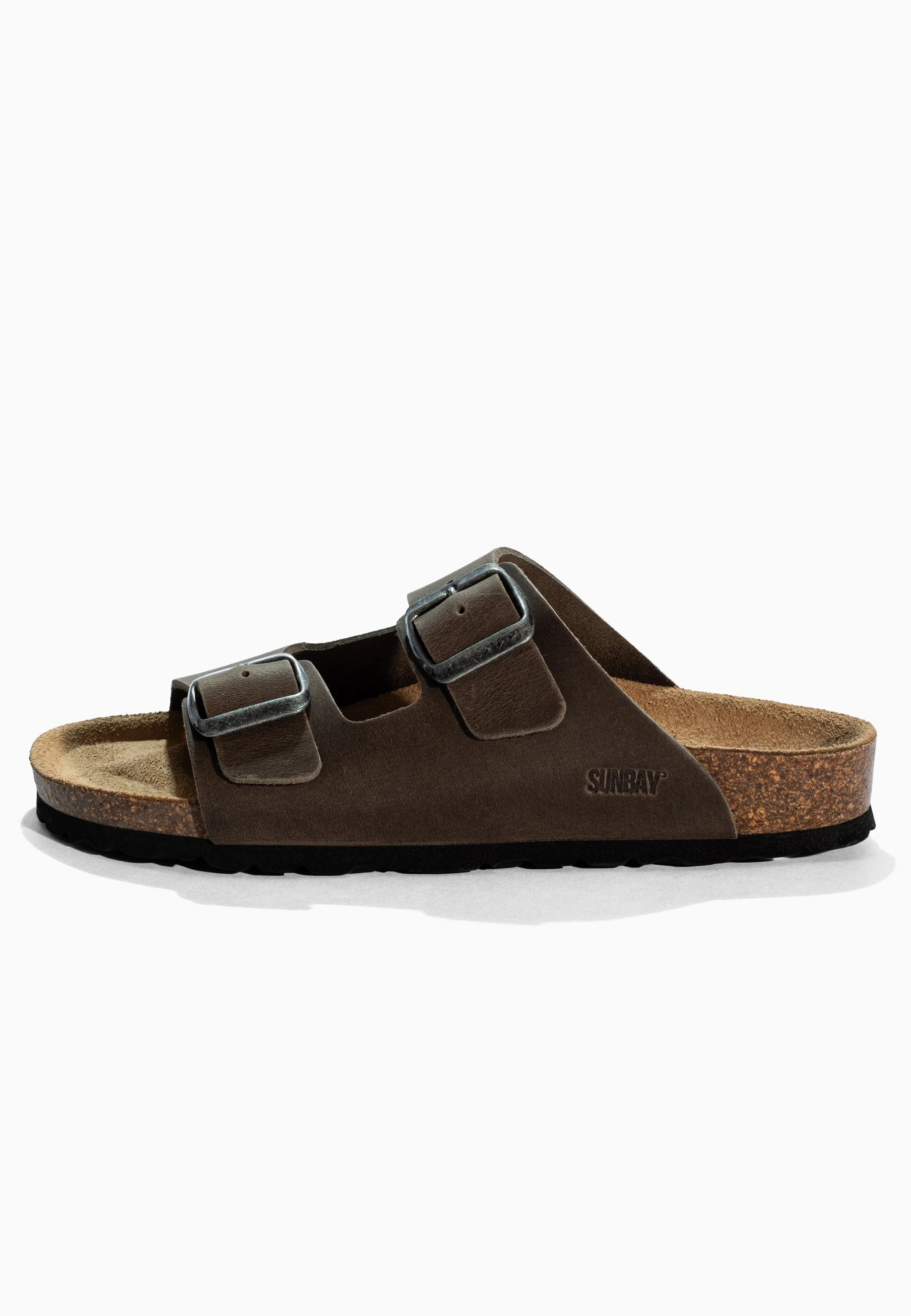 Sandales À Deux Brides Trefle - Cuir - Anthracite - Enfant - Image 3